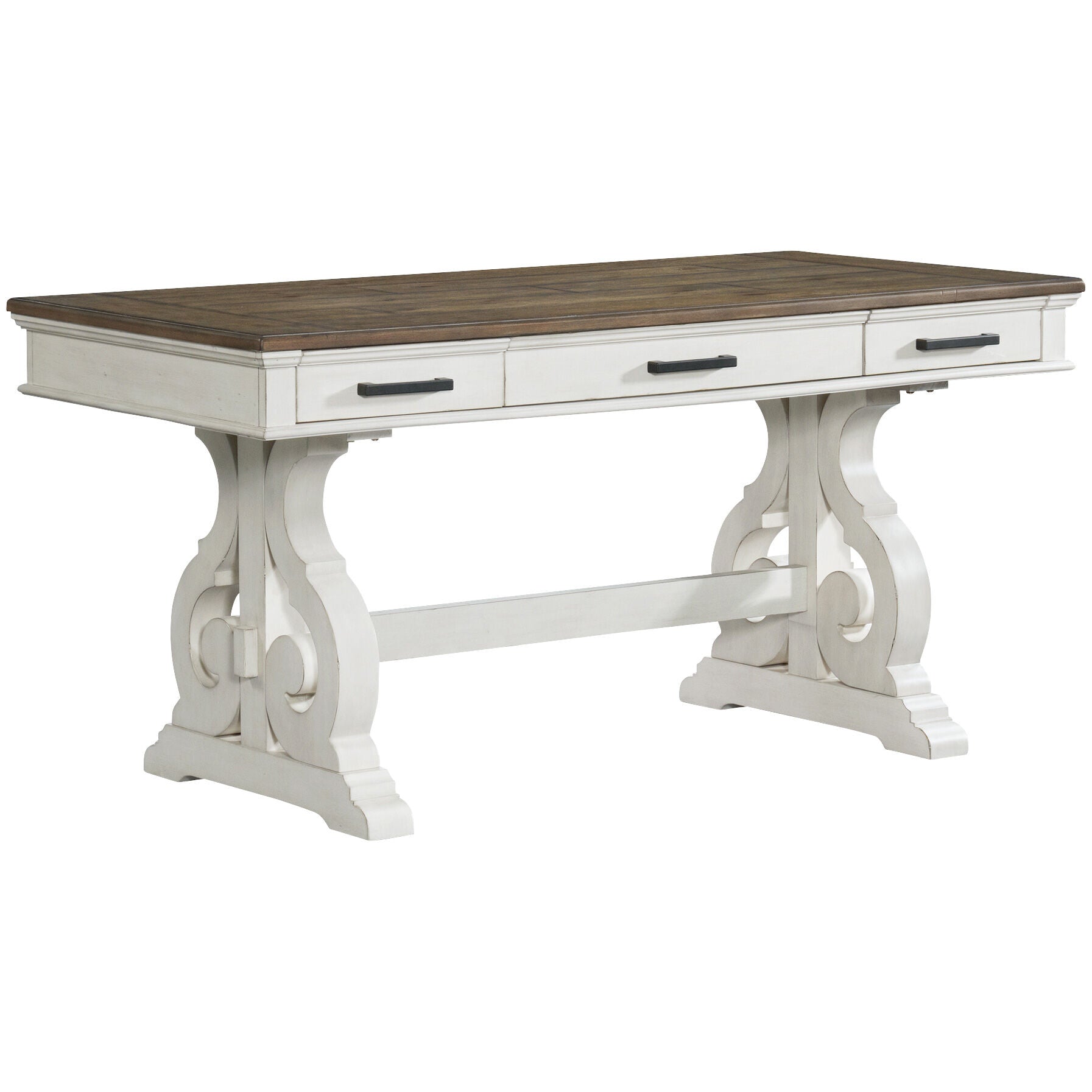 Drake Writing Desk - Modern Home Office Desk with Drawers & Storage | Perfect for Study, Work & Small Spaces
