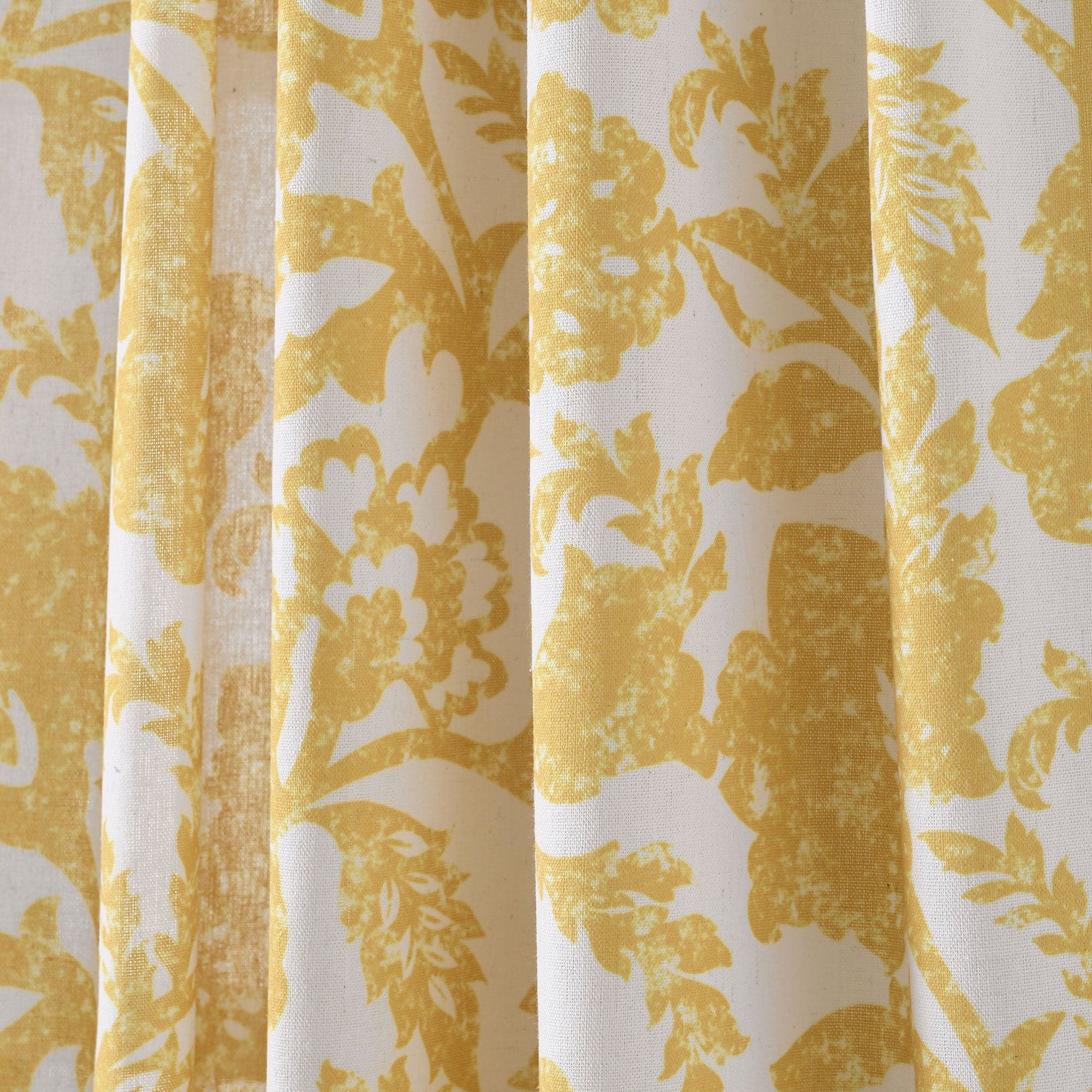 Emma Textured Jacobean Window Curtain Panel - Elegant Home Decor for Living Room, Bedroom & Dining Room - Blackout Thermal Insulated Drapes for Privacy & Light Control