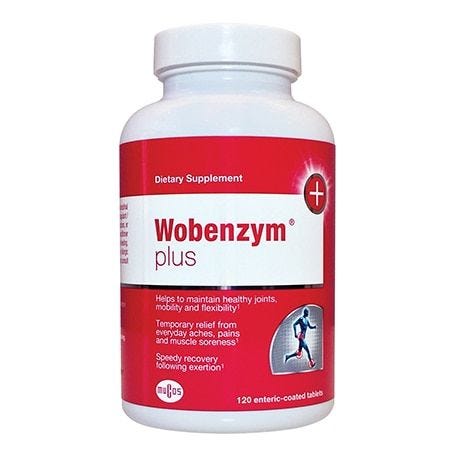 Douglas Labs Wobenzym Plus 120 Tablets - Enzyme Supplement for Joint Support & Immune Health - Ideal for Athletes & Active Lifestyles
