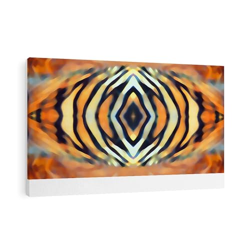 Canvas Wall Art Abstract Tiger Stripes