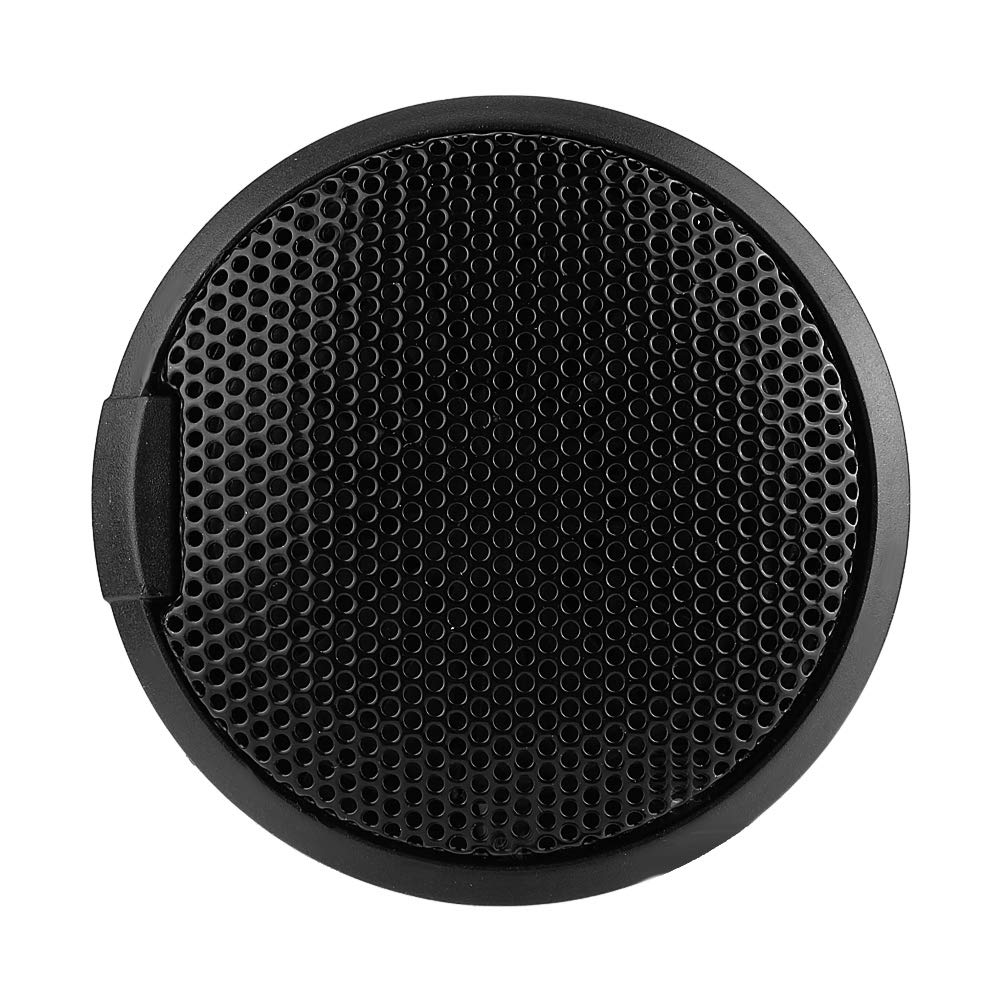 Black Mini Lightweight Stickable Plastic Car Audio Tweeters - Easy Replacement Speakers for Car Audio System Repair | Perfect for Upgrading Old Car Speakers & Enhancing Sound Quality