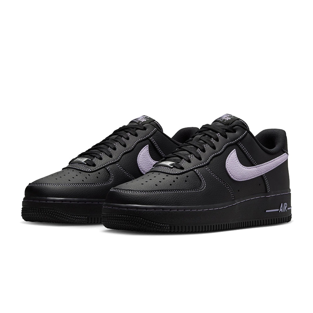Nike Air Force 1 Low '07 Sneakers - Black Hydrangeas Colorway | Men's/Women's Casual Basketball Shoes for Streetwear & Everyday Fashion