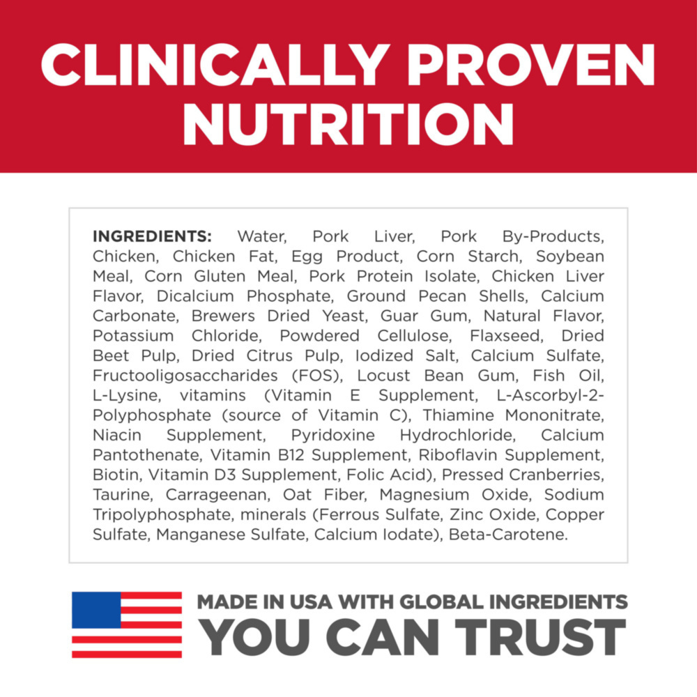 Hill's Science Diet Kitten Liver & Chicken Entree Canned Cat Food - High Protein Wet Food for Growing Kittens - Perfect for Weaning & Healthy Development