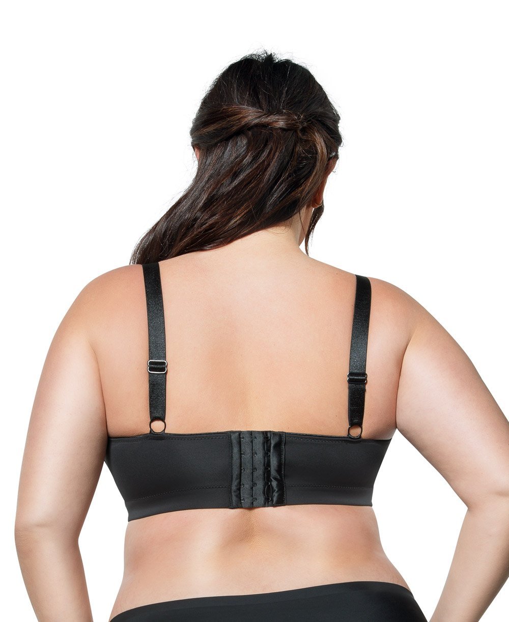 Parfait Erika Bralette Bra - Comfortable Wireless Lace Bralette in Black | Perfect for Everyday Wear, Lounge & Sleep