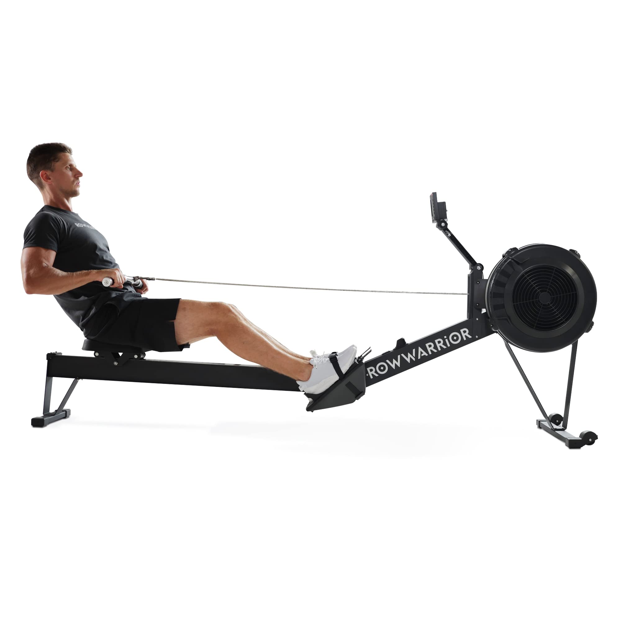 Foldable Rowing Machine for Home Gym - 10 Resistance Levels, Full Body Workout Cardio Equipment with LED Monitor | Perfect for Small Spaces & Indoor Fitness | Rower Machine for Weight Loss & Strength Training