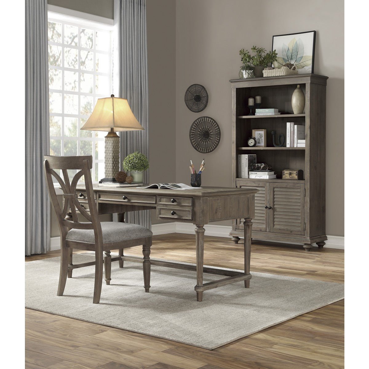 Cardano Grey Collection Writing Desk - Modern Home Office Desk for Study & Work - Perfect for Small Spaces, Apartments & Dorm Rooms