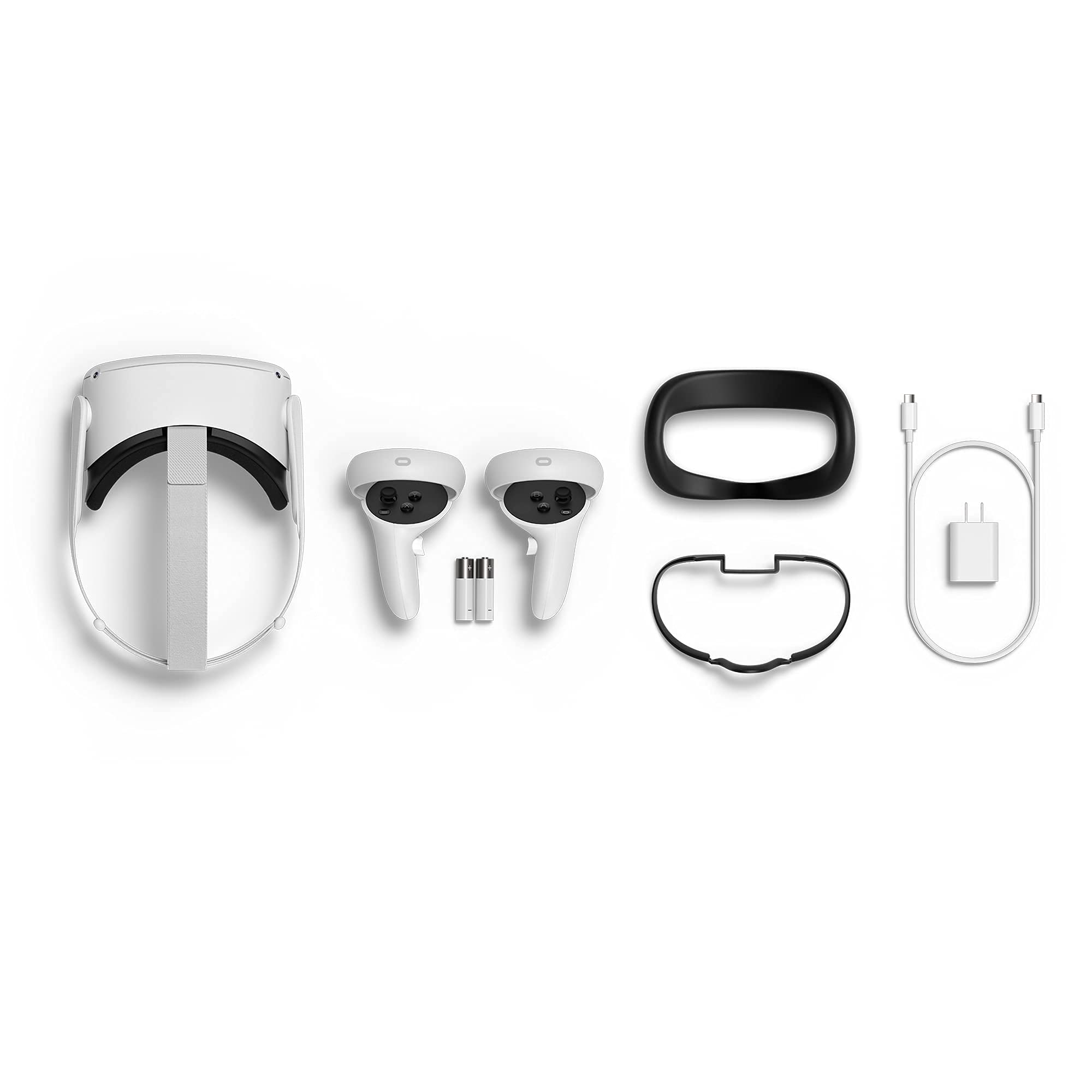 Oculus Quest 2 VR Headset 256GB - Advanced All-in-One Virtual Reality System with Touch Controllers (Renewed) - Perfect for Gaming, Fitness & Social VR Experiences