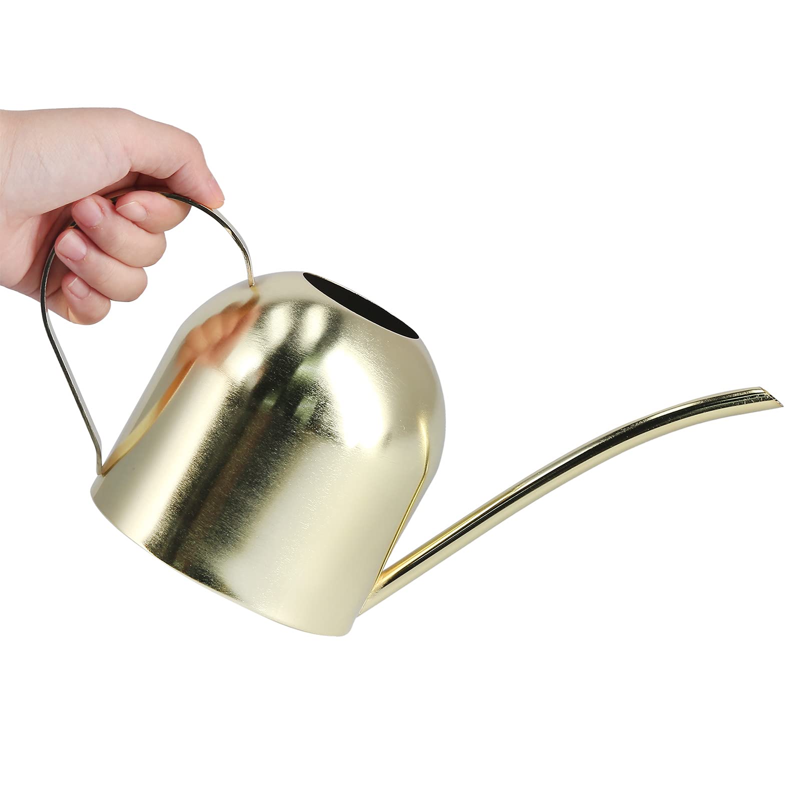 Entatial Indoor Watering Pot with Arc-Shaped Spout - Ergonomic Handle Plant Watering Can for Gardens, Balconies & Courtyards | Perfect for Houseplants, Flower Beds & Container Gardening