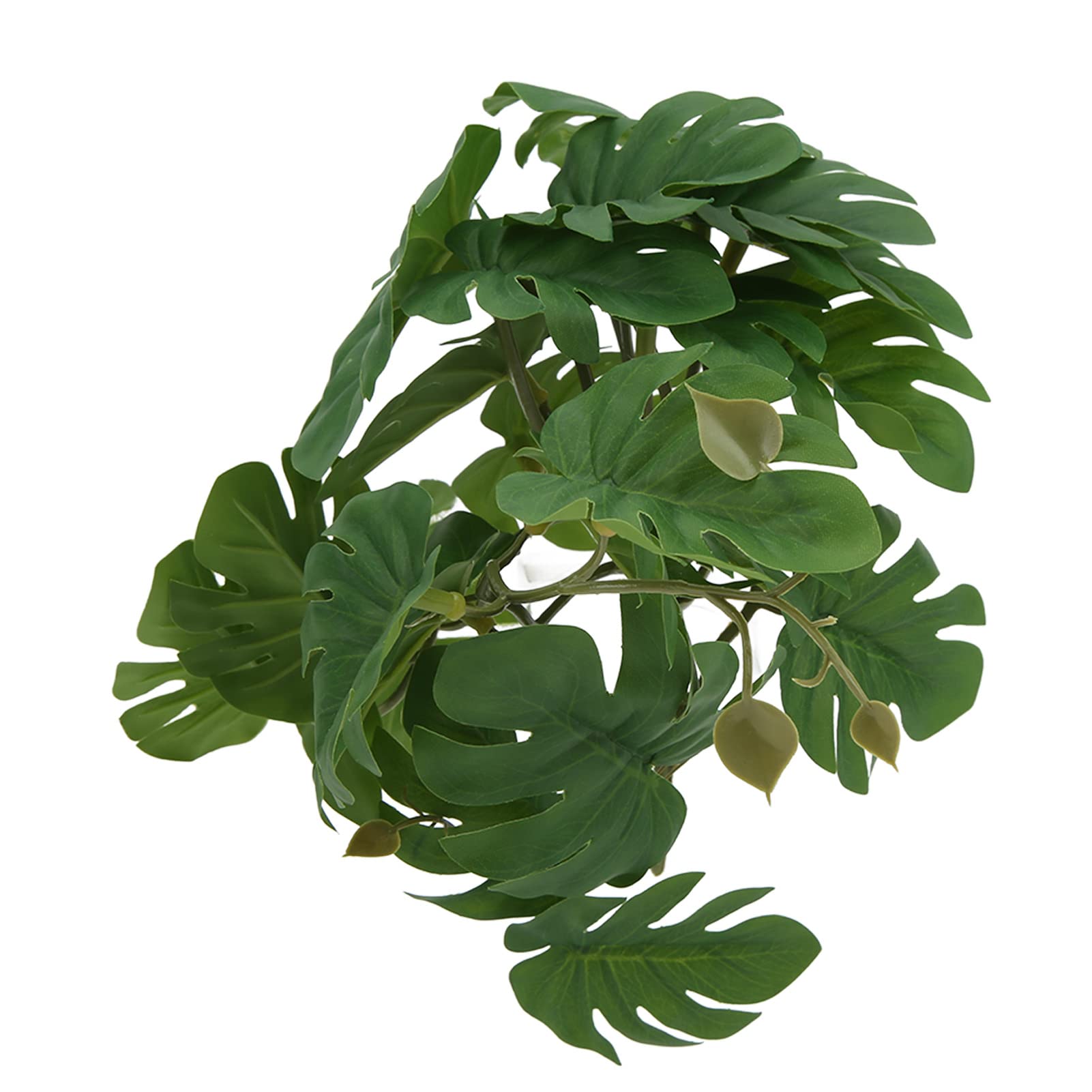Natural Simulation Reptile Terrarium Plants - Colorful Odorless Fake Vines & Leaves for Reptile Habitat Decor - Perfect for Bearded Dragons, Geckos & Snake Tanks