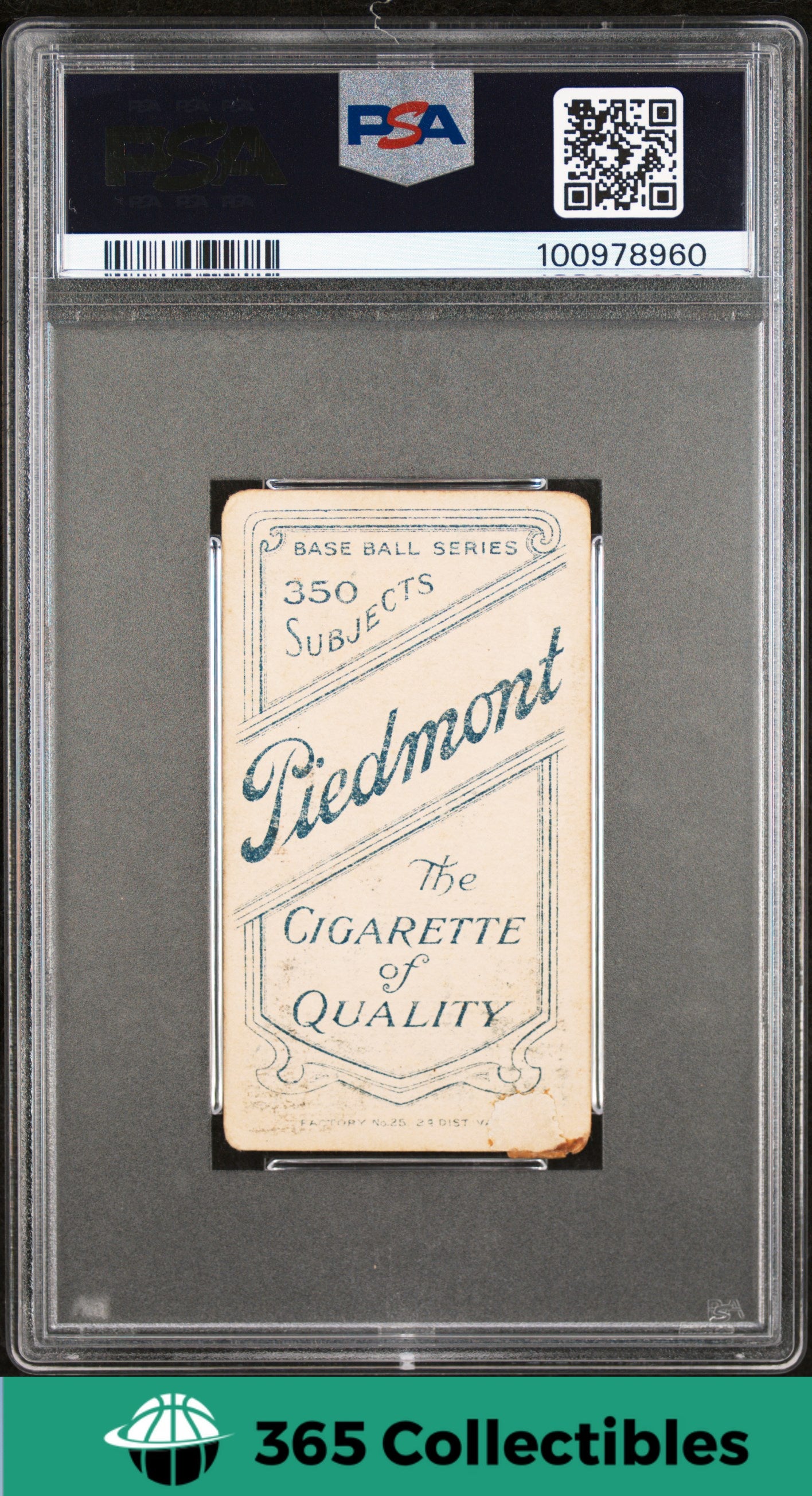 1909 T206 Piedmont 350 Bob Bescher Portrait Baseball Card - Cincinnati Reds - PSA 1.5 - Vintage Tobacco Card for Collectors & Baseball Memorabilia Enthusiasts
