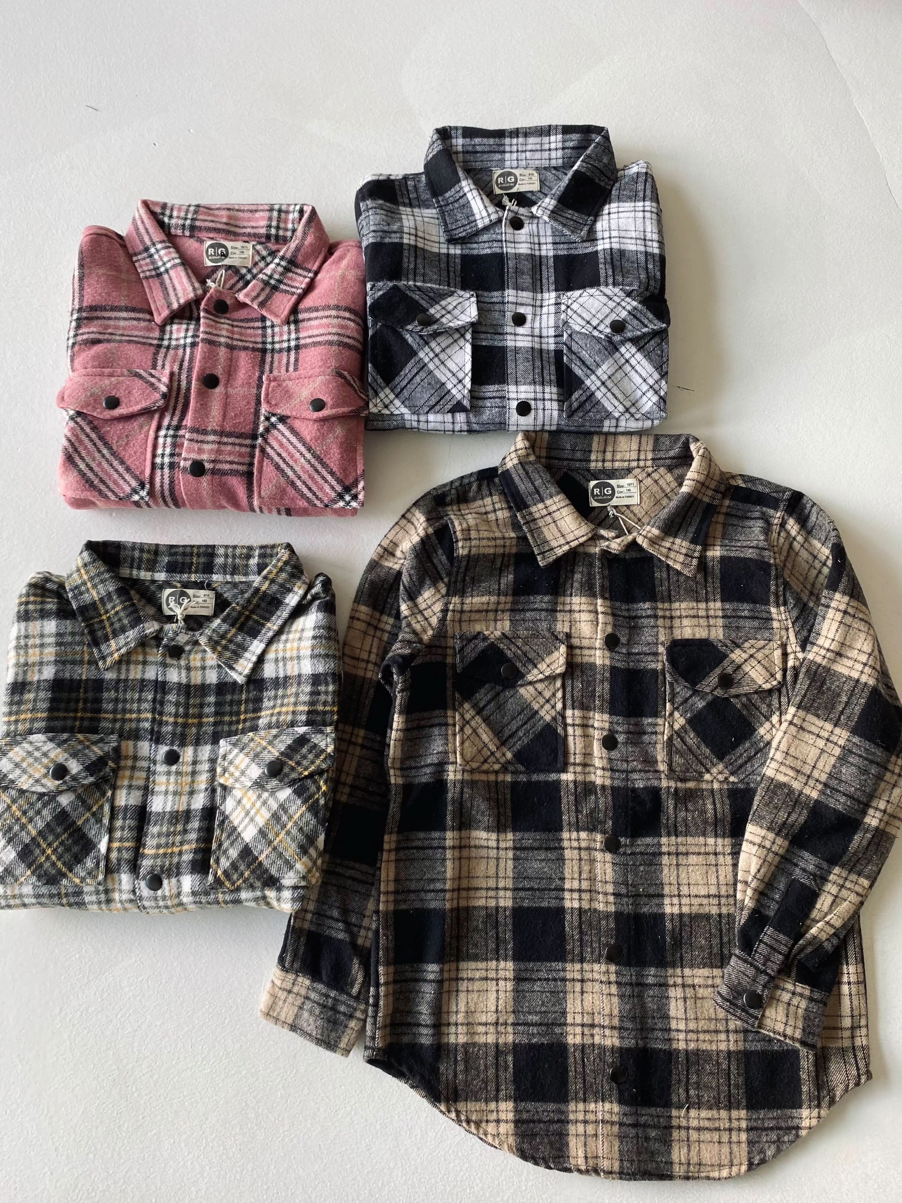 Unisex Winter Plaid Flannel Shirt for Men & Women - Warm & Stylish Lumberjack Shirt for Outdoor Activities, Camping & Casual Wear