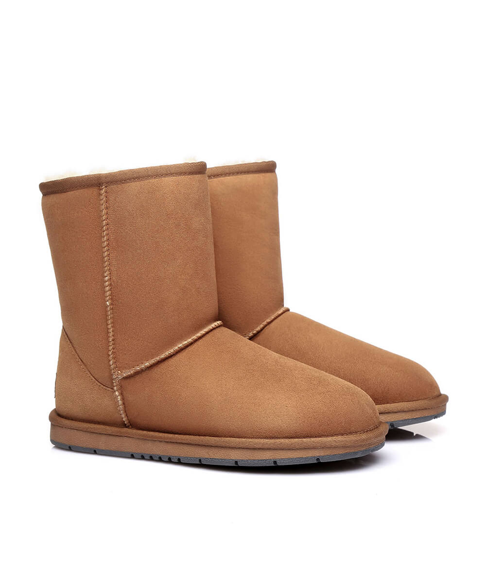 Men's UGG Classic Short Gen II Big Size Boots - Warm Winter Snow Boots for Men with Comfortable Sheepskin Lining | Perfect for Cold Weather, Outdoor Activities & Casual Wear