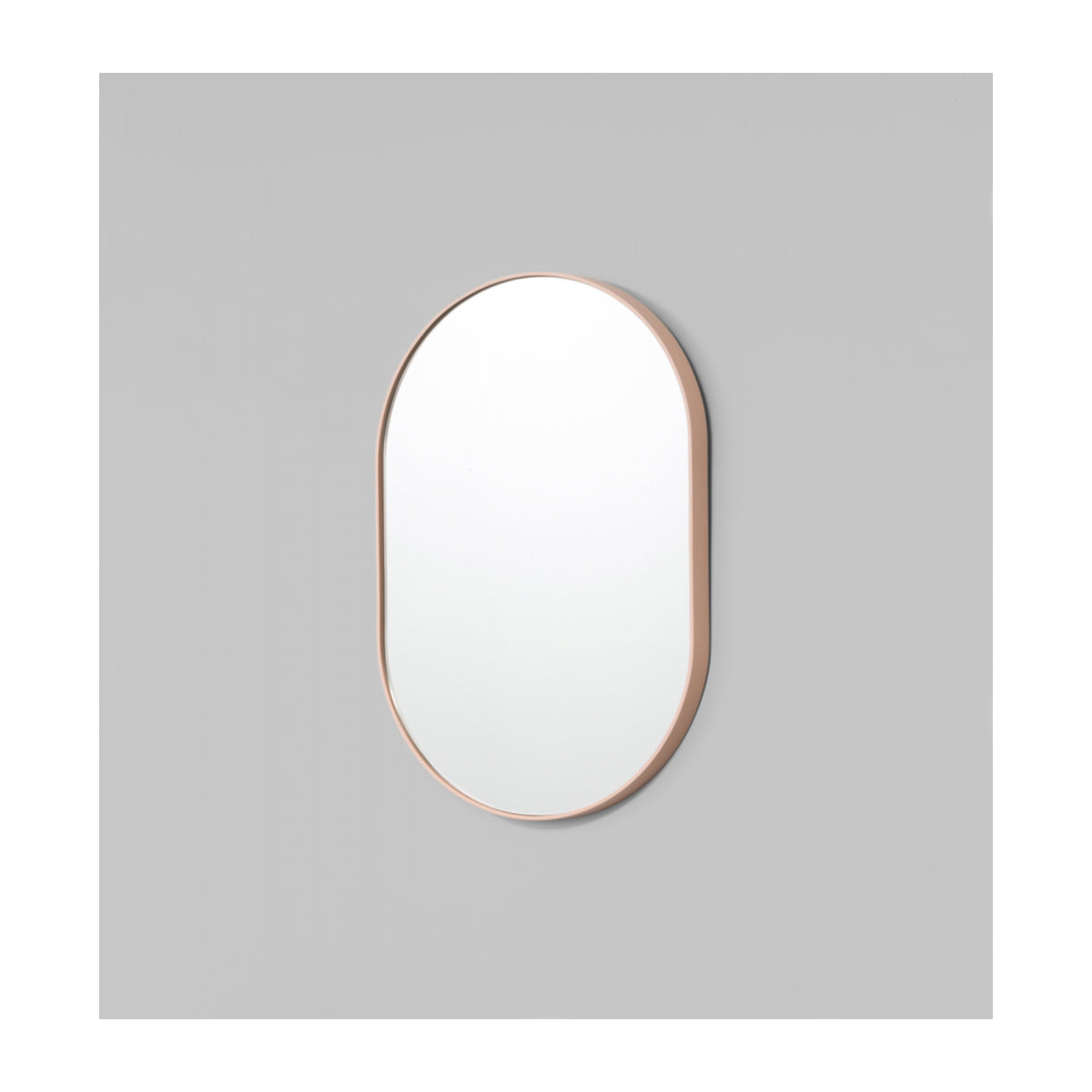 Bjorn Oval Mirror - Powder Coated Modern Wall Mirror for Living Room, Bedroom & Bathroom | Elegant Home Decor & Functional Vanity Mirror
