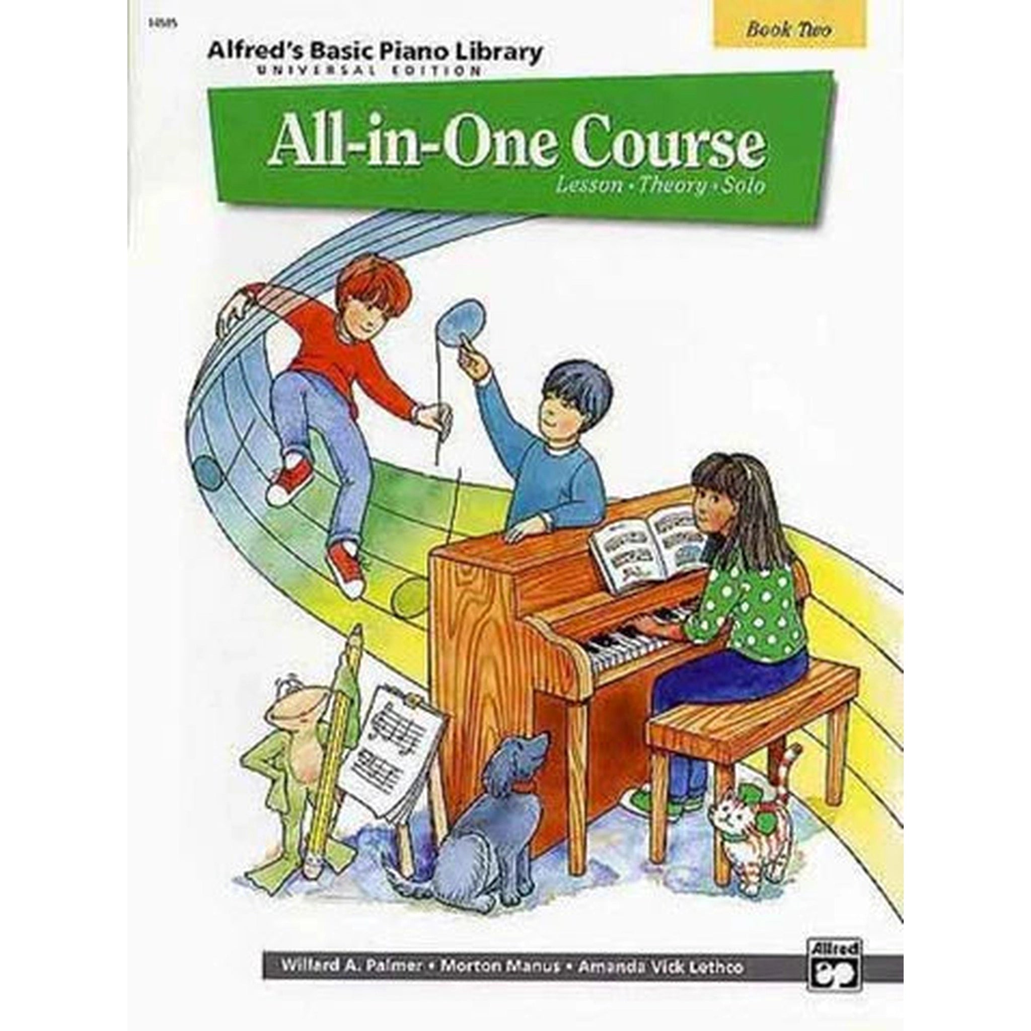 Alfred Basic Piano Lessons All-in-One Book 2 - Universal Edition for Beginners & Intermediate Students | Perfect for Home Practice, Music Classes & Self-Study