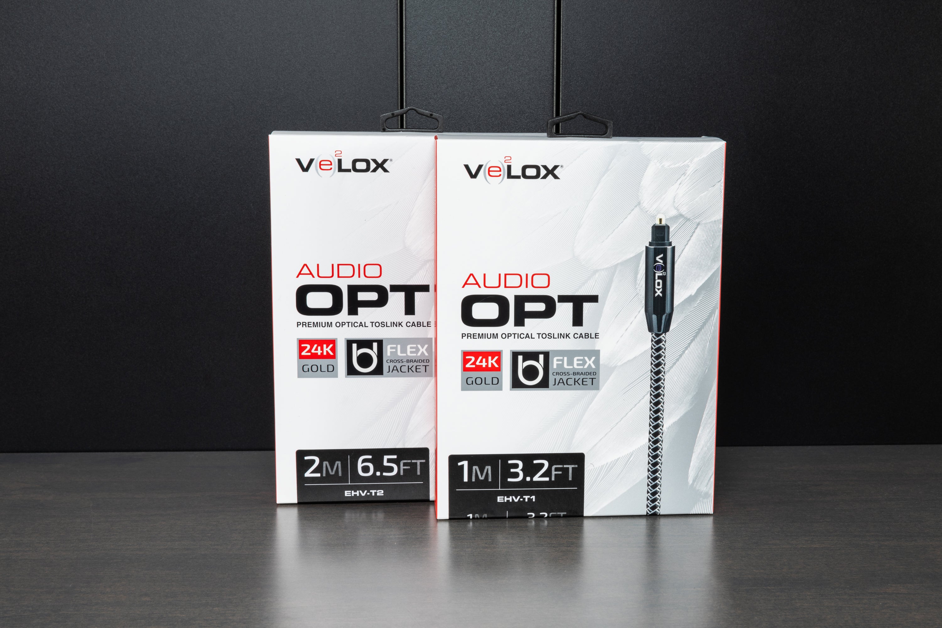 Velox Optical Toslink Audio Cable - High-Speed Digital Fiber Optic Cable for Home Theater, Soundbar, PS5, Xbox - Perfect for Crystal Clear Audio Transmission