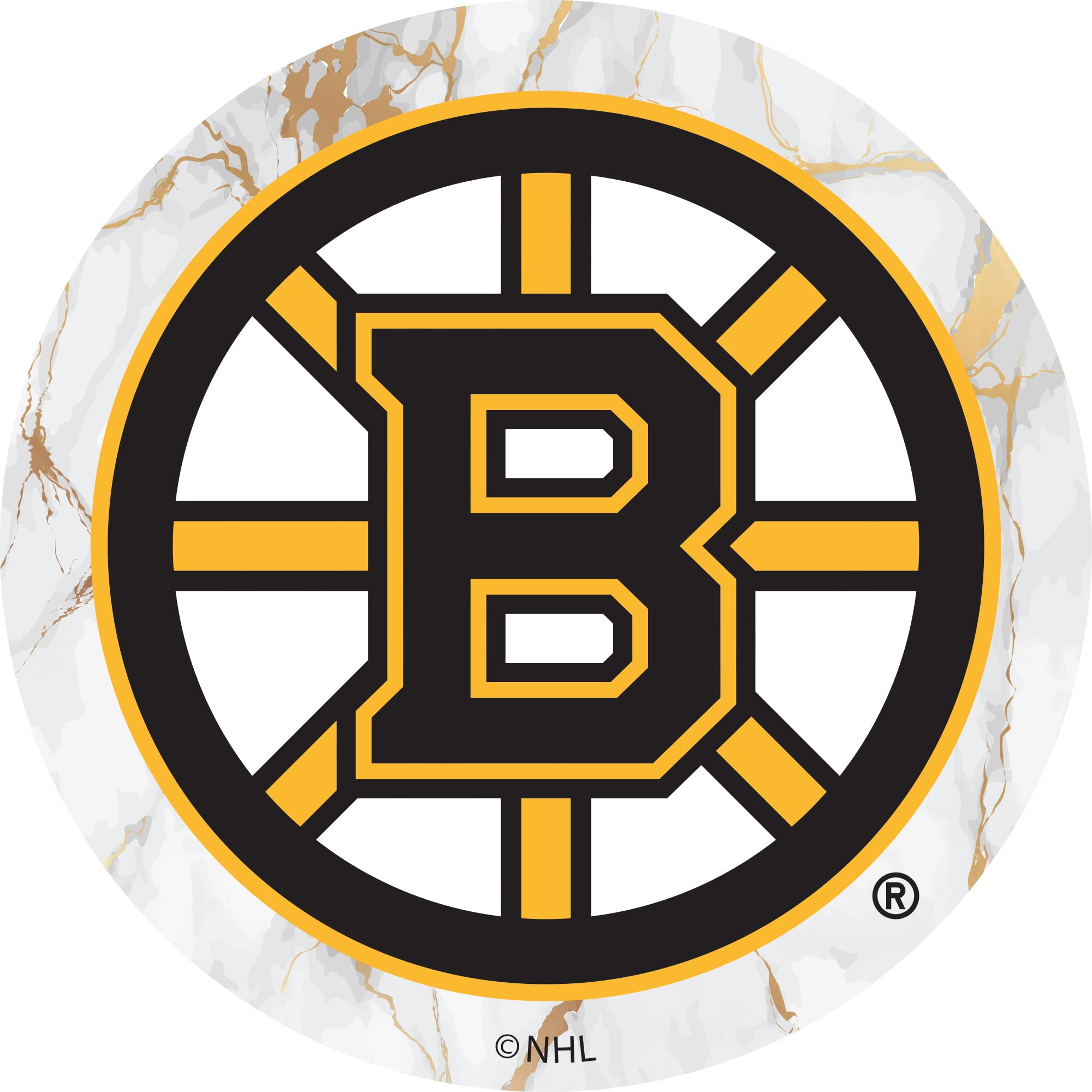NHL Team Logo PopSocket PopGrip with White Marble Design - Expandable Phone Grip & Stand for iPhone, Samsung & Smartphones - Perfect for Sports Fans, Game Days & Everyday Use