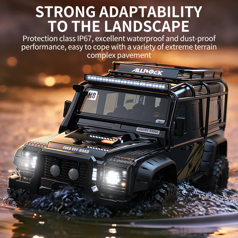 MJX Hyper Go H8H+ 1/8 Scale 2.4G 4WD RC Truck with Sensored Brushless Motor & 80A FOC ESC - High Speed Off Road Remote Control Car for Adults & Kids - Perfect for Backyard Racing, Off Road Bashing & RC Car Enthusiasts