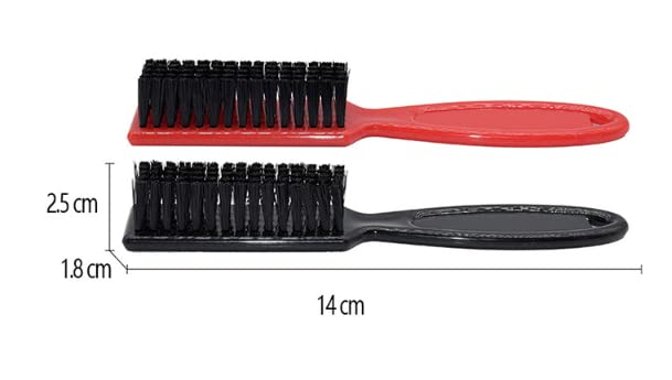 Professional Barber Cleaning Brush - 1 Pc Nylon Hair Styling & Beard Brush Tool for Trimmer Maintenance - Perfect for Salon, Home Grooming & Hair Clipper Care (Random Color)