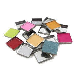 Z Palette Square Empty Metal Pans 20 Pack - Refillable Magnetic Eyeshadow & Makeup Palette for Professional Artists - Perfect for Makeup Organization, Travel, and DIY Cosmetics