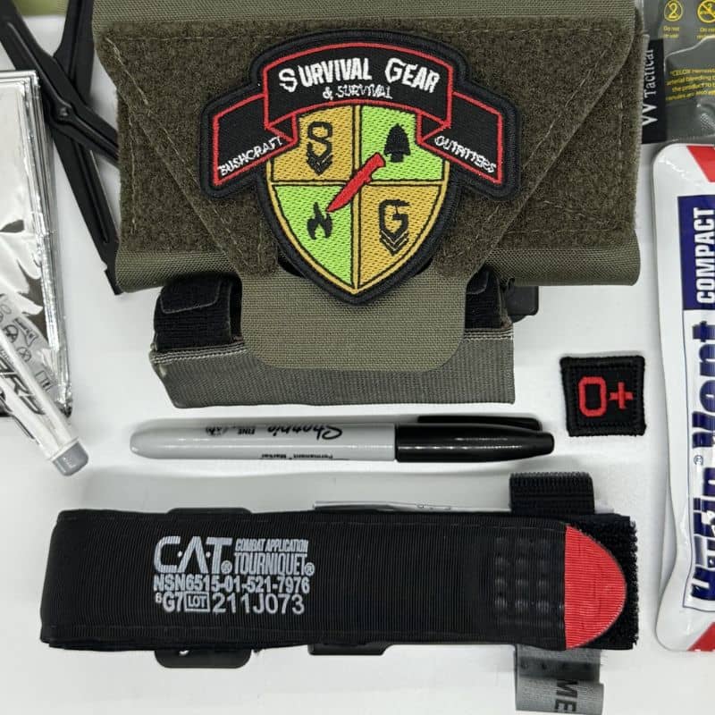 IFAK First Aid Belt Kit - Tactical Medical Pouch for Emergency & Survival - Black | Perfect for Hiking, Camping, Military & Outdoor Adventures