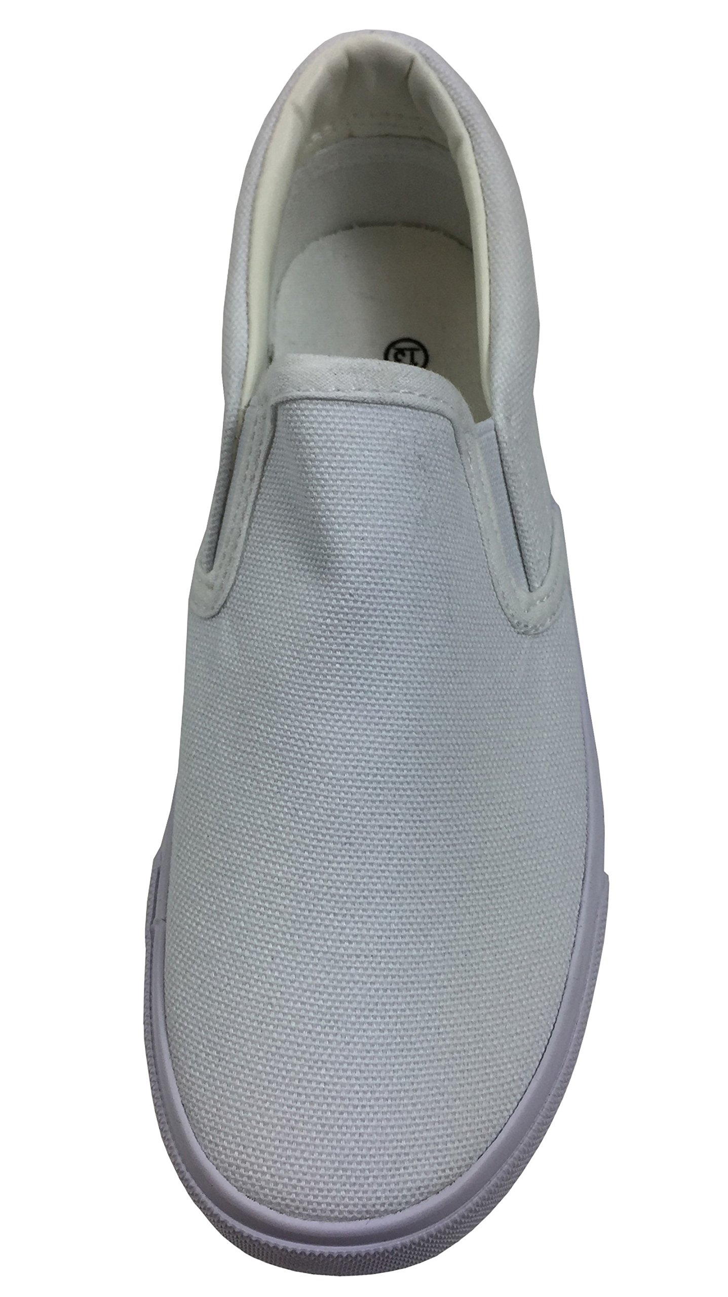 Kids' Classic Slip-On Canvas Sneakers - Comfortable Tennis Shoes for Boys & Girls | Perfect for School, Play & Everyday Wear