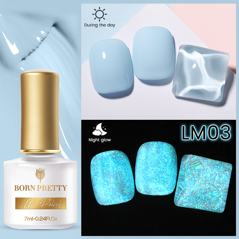 Born Pretty Luminous Macaron Gel Nail Polish - Long Lasting UV LED Soak Off Gel Polish for Salon & Home Manicure - Perfect for Nail Art, French Tips & Special Occasions