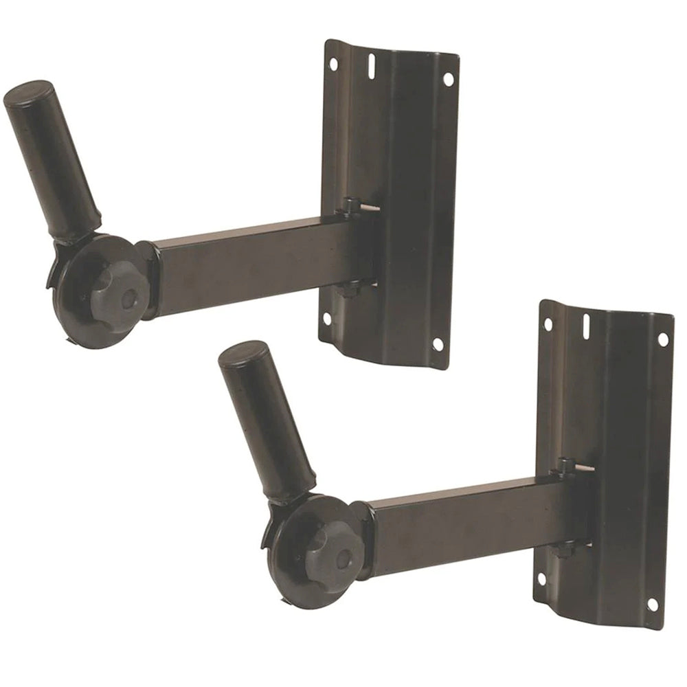 Adjustable Speaker Wall Mount Brackets - Heavy Duty Pair for Home Theater, Studio & Outdoor Use - Secure & Easy Installation for Bookshelf & Satellite Speakers