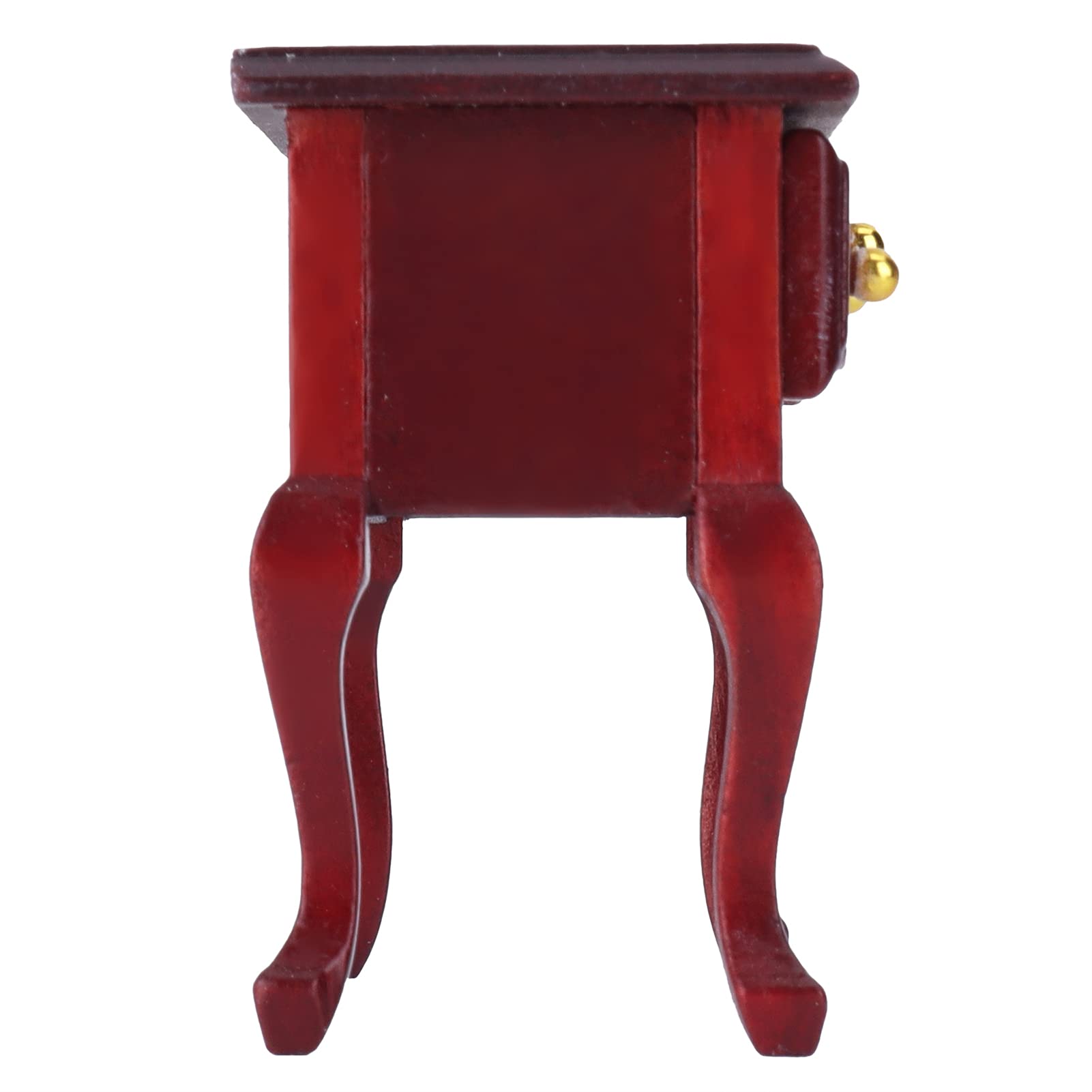 1:12 Miniature Wooden Dollhouse Desk - Retro Writing Table for Dollhouse Decor & Play