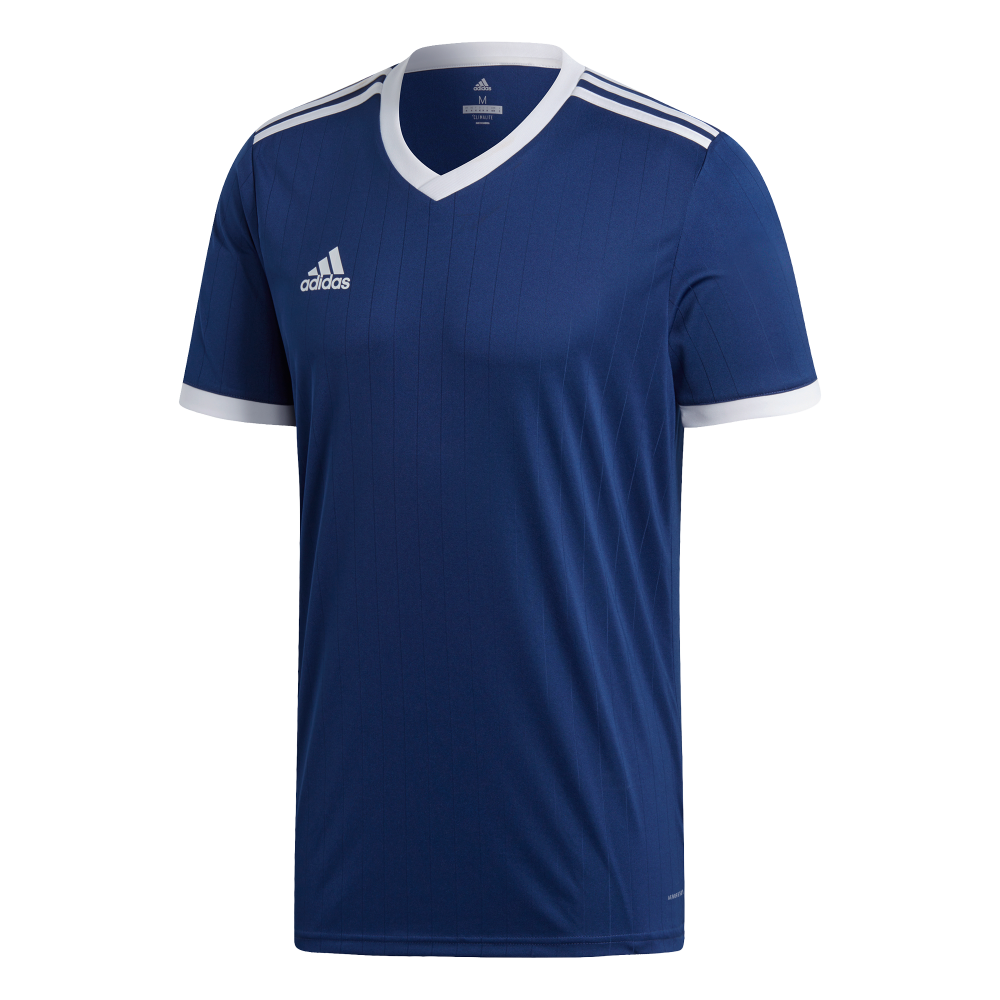 Adidas Youth Tabela 18 Soccer Jersey - Dark Blue & White - Lightweight Breathable Football Shirt for Kids - Perfect for Games, Training & Fan Wear