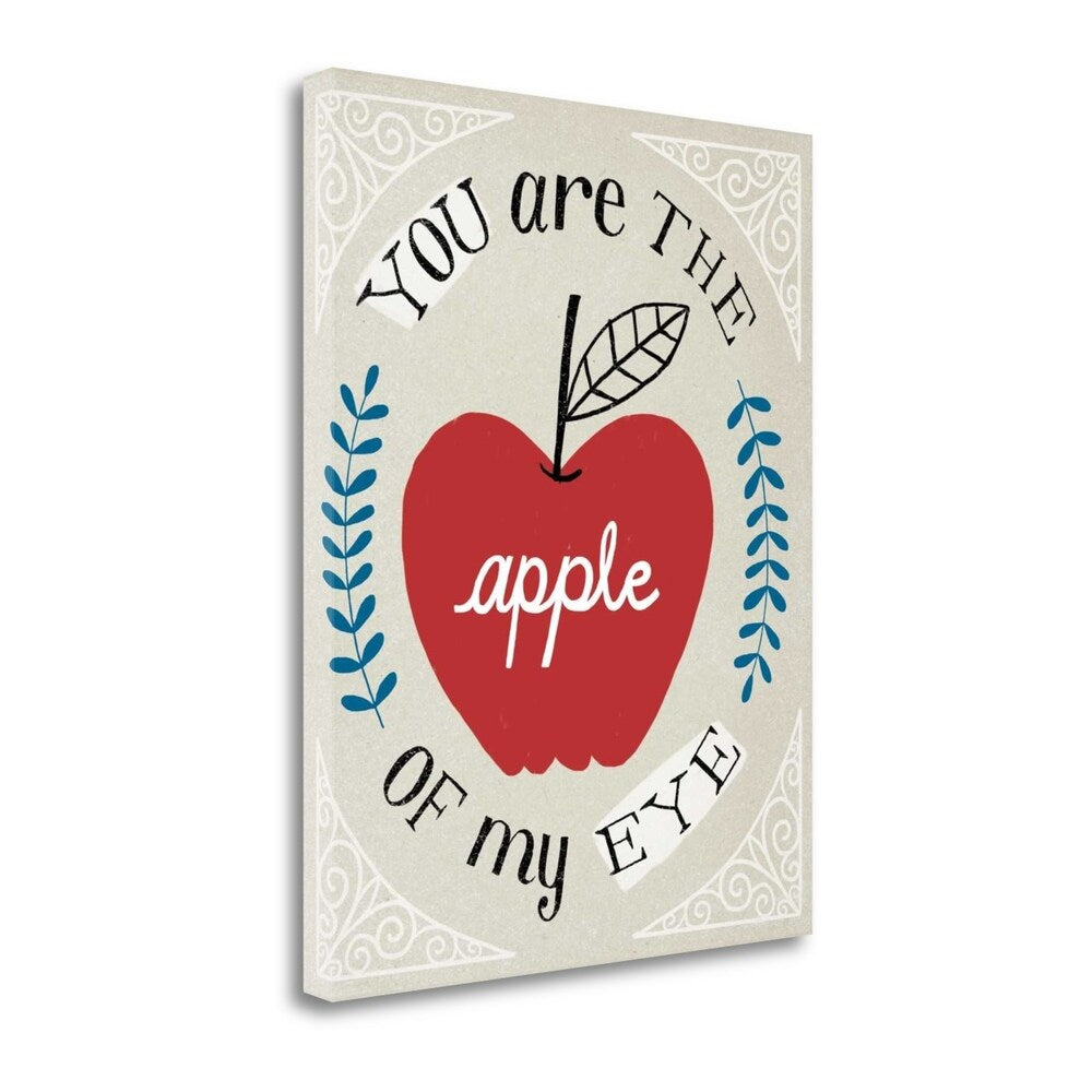 Apple Of My Eye By Oliver Towne - Premium Fine Art Giclee Print on Gallery Wrap Canvas - Ready to Hang Wall Decor - Perfect for Living Room, Bedroom & Office Art Display