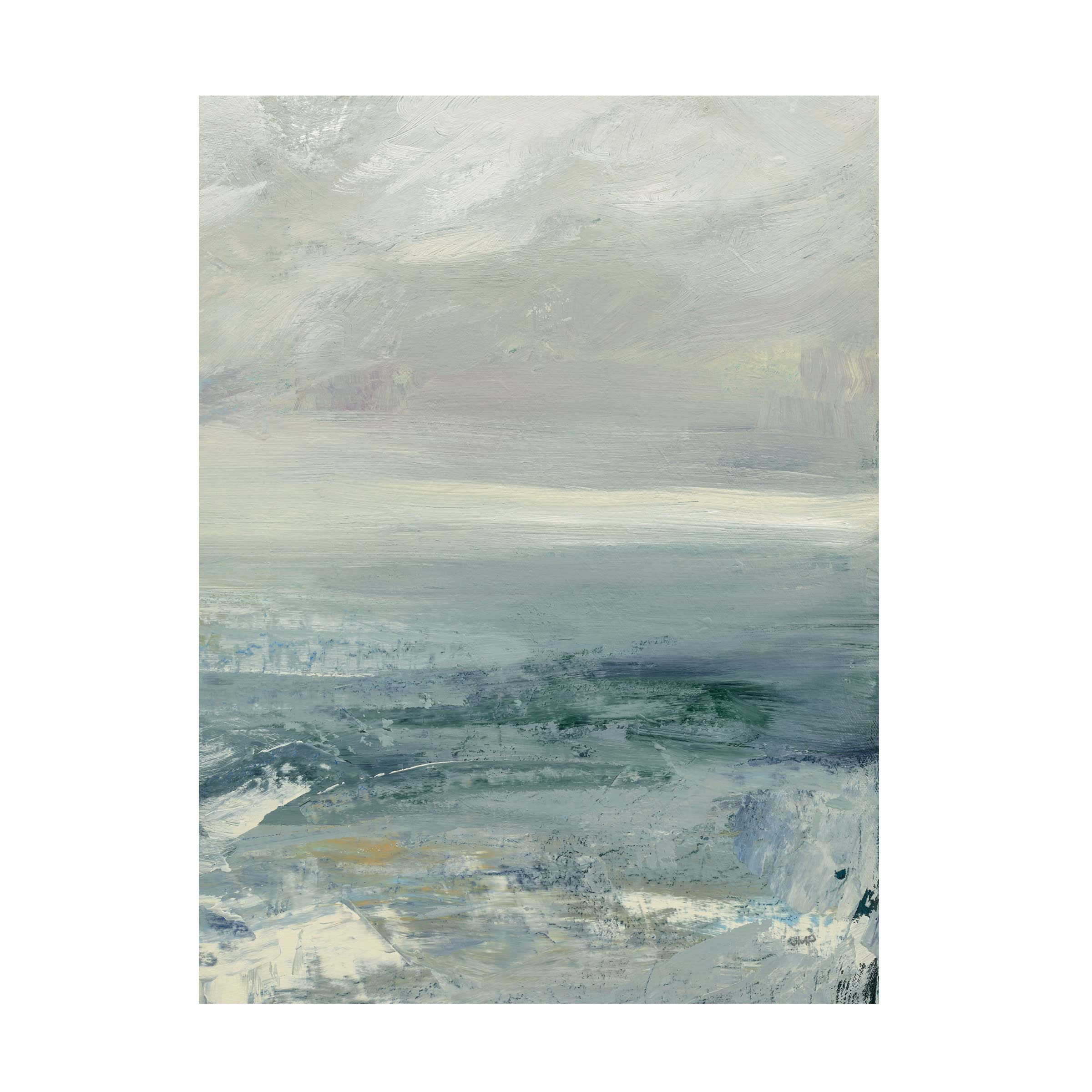 Julia Purinton 'Waves III' Canvas Wall Art Print - Ocean Wave Painting for Living Room, Bedroom & Office Decor