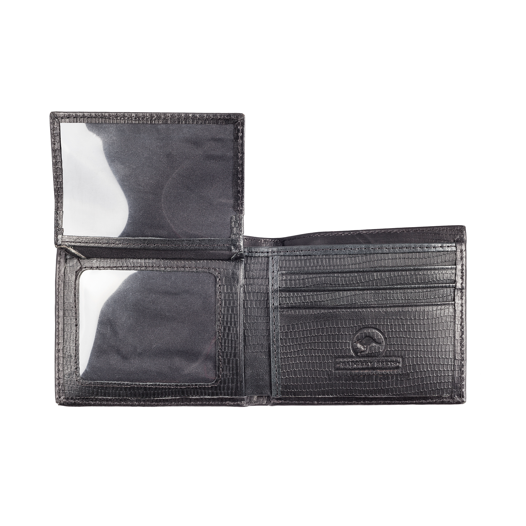 Genuine Kangaroo Leather RFID Blocking Wallet - Snake Print Single Fold Bifold for Men - Stylish & Secure for Travel, Business & Everyday Use