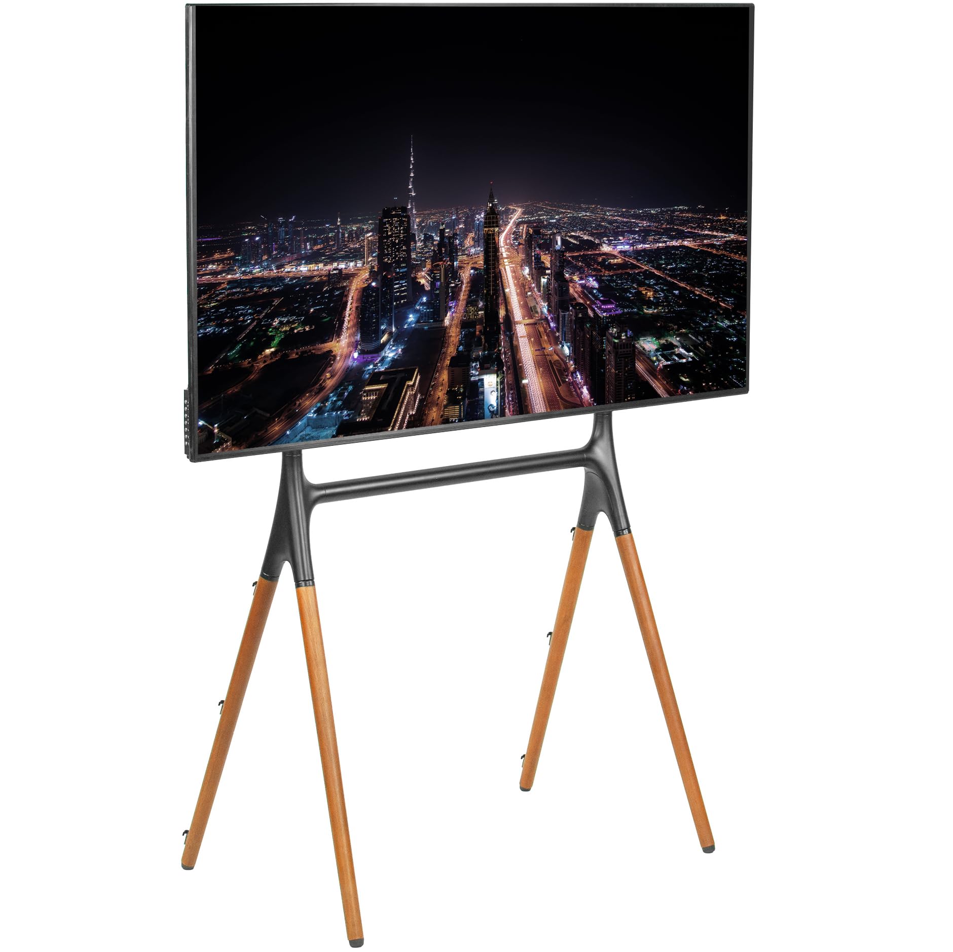 VIVO STAND-TV70A 49-70 Inch Adjustable TV Mount Stand with 4 Legs for LED LCD Screens - Perfect for Home Theaters, Studio Displays & Art Galleries