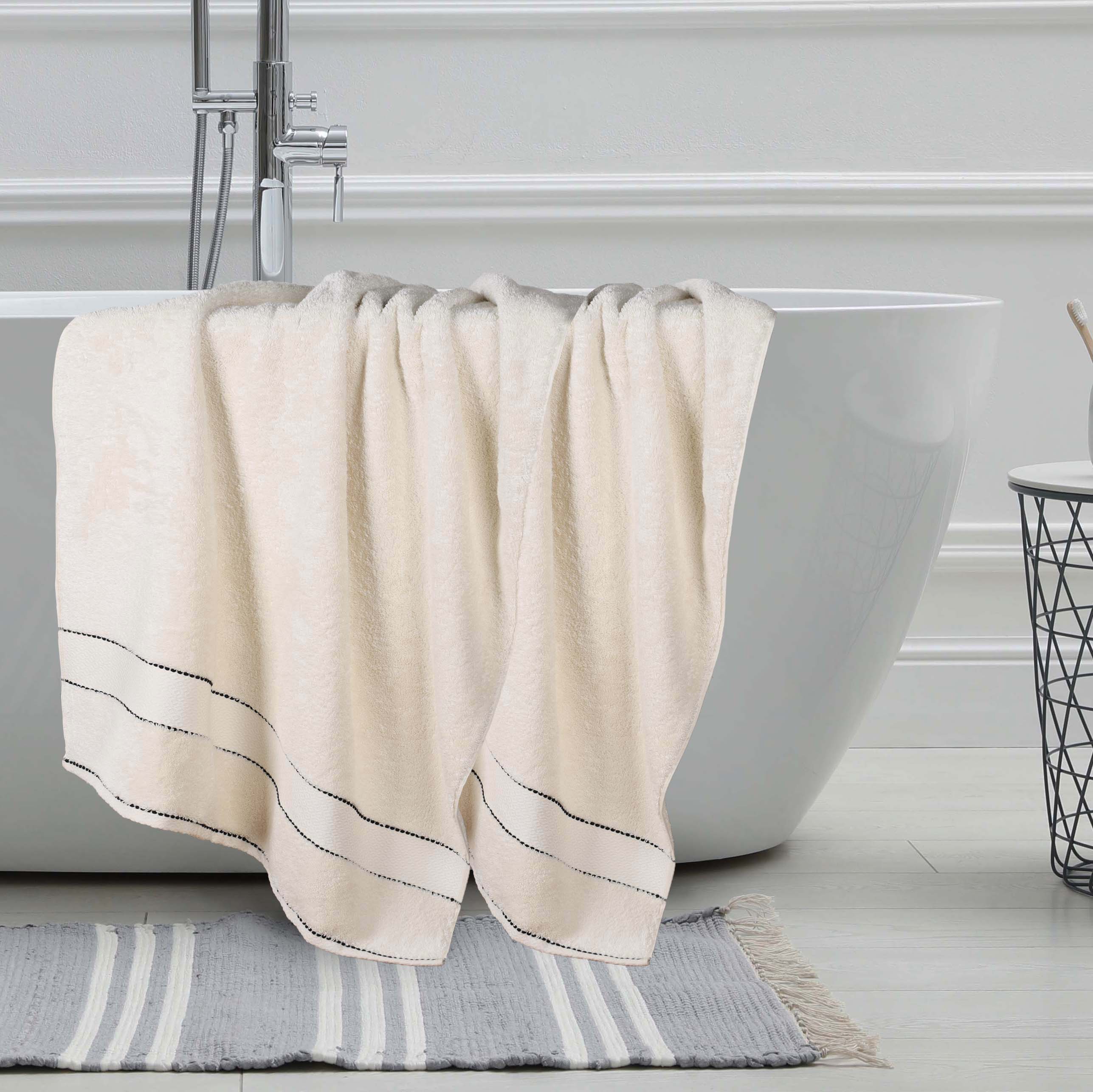 Premium Egyptian Giza Cotton Bath Towel Set of 2 - Ultra Absorbent & Soft Luxury Bath Sheets for Spa, Hotel & Home Use - Made in Egypt with Long-Staple Cotton