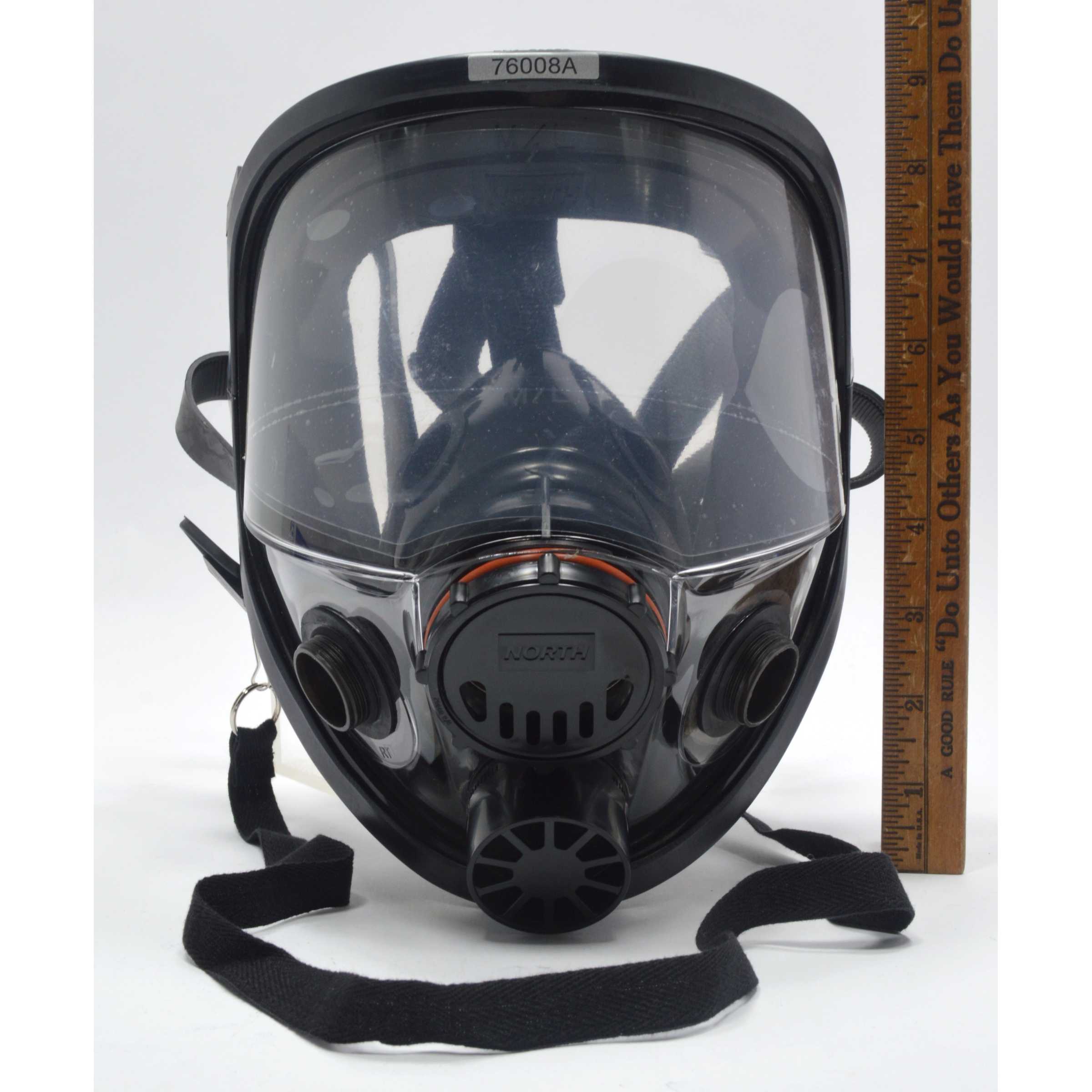 New Open Box North 7600 Series Gas Mask #76008A - Size M/L for Respiratory Protection - Ideal for Industrial Safety, Emergency Preparedness & Chemical Handling