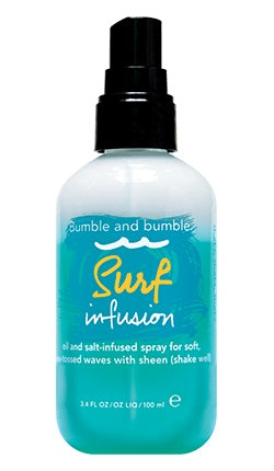 Bumble and Bumble Surf Infusion 3.4 oz - Salt Spray for Beachy Waves & Textured Hair - Perfect for Summer, Vacation & Everyday Styling