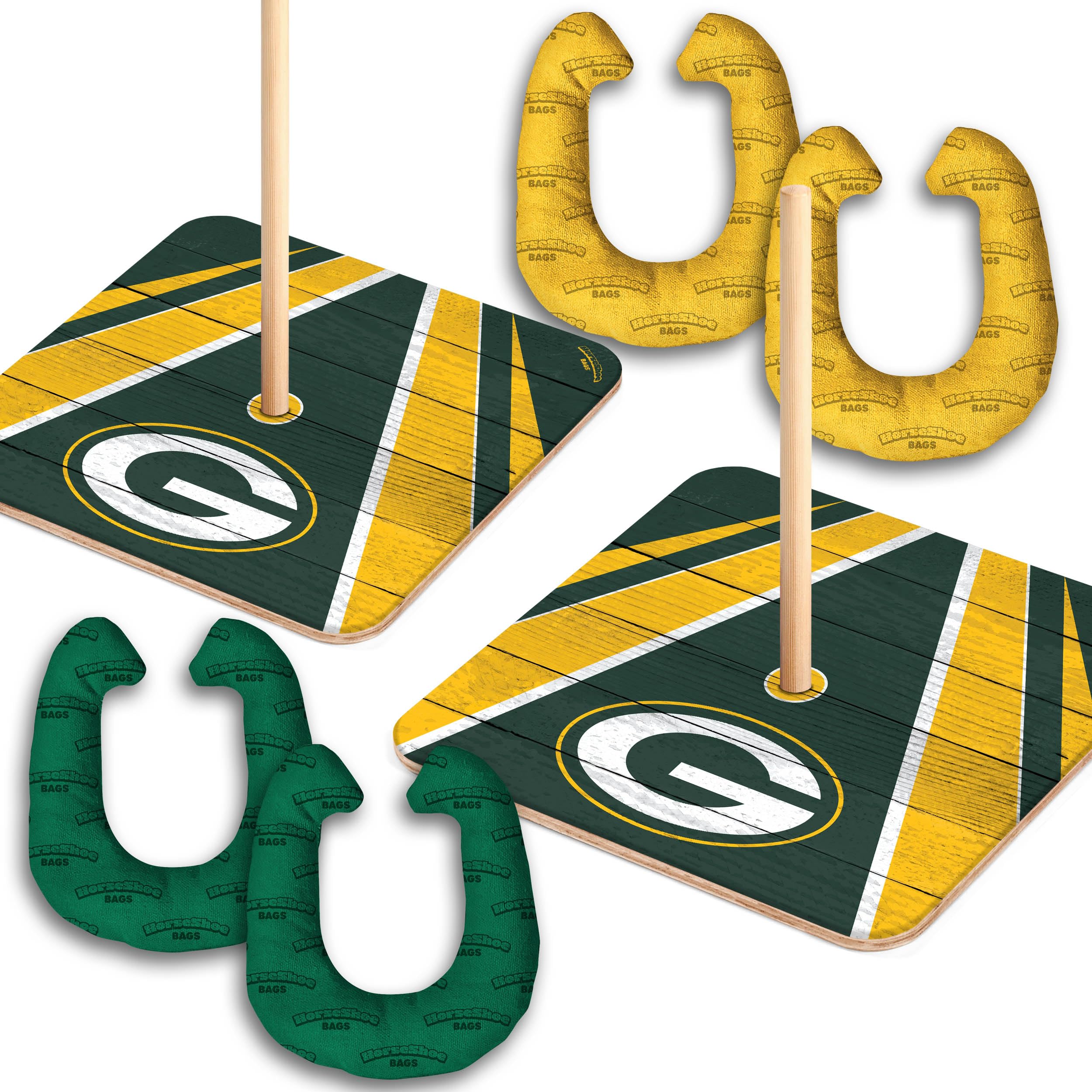 YouTheFan NFL Green Bay Packers Horseshoe Shaped Crossbody Bag - Perfect for Game Day, Tailgating & Football Fan Gifts