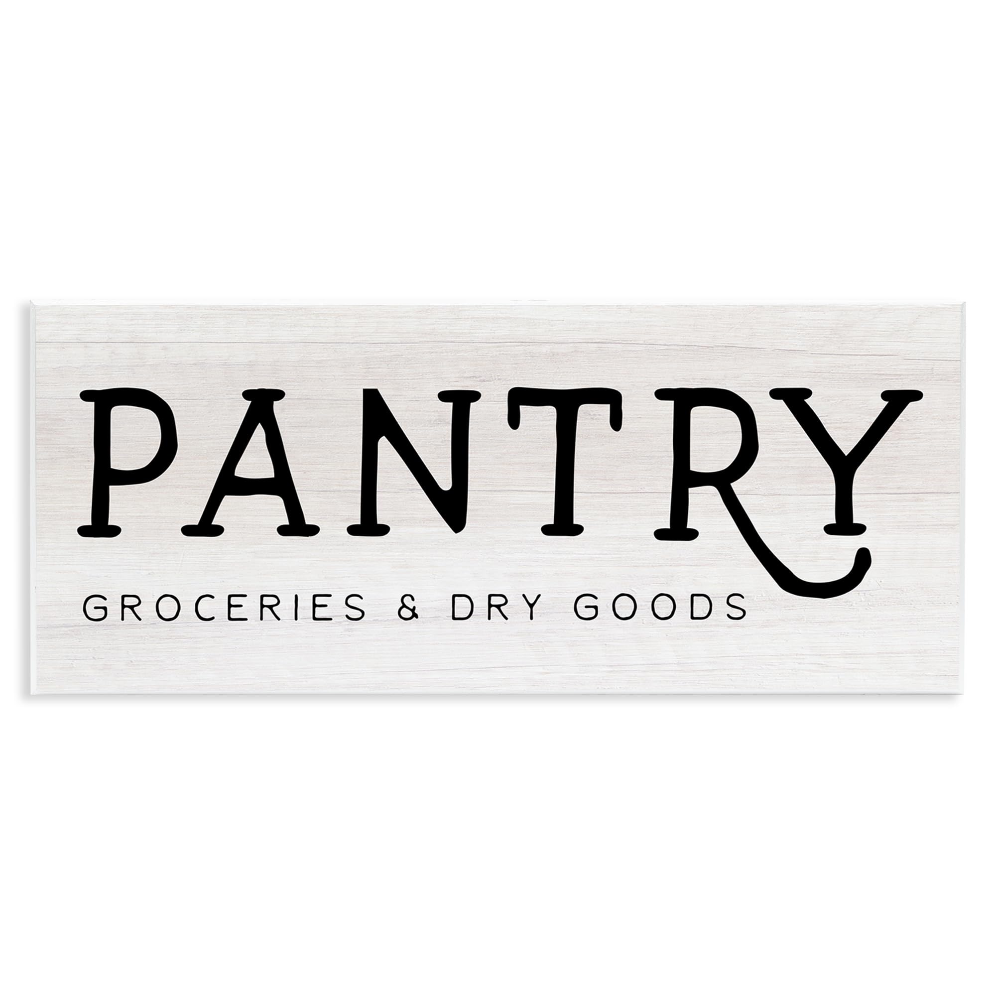 Rustic Pantry Sign for Groceries & Dry Goods - Home Decor