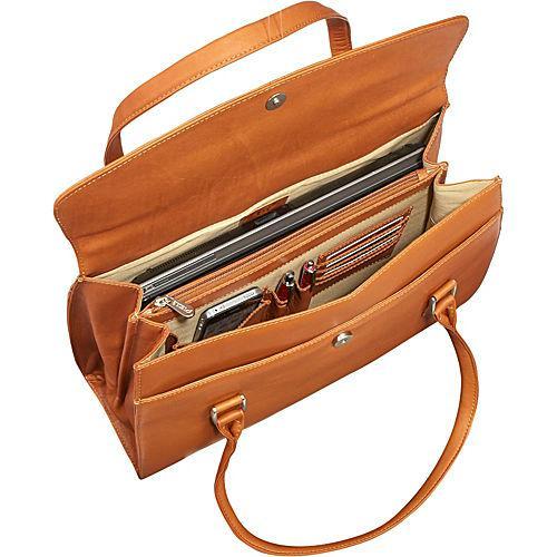 Genuine Leather Women's Laptop Briefcase - Professional Office Work Bag for Business Women, Commuting & Travel