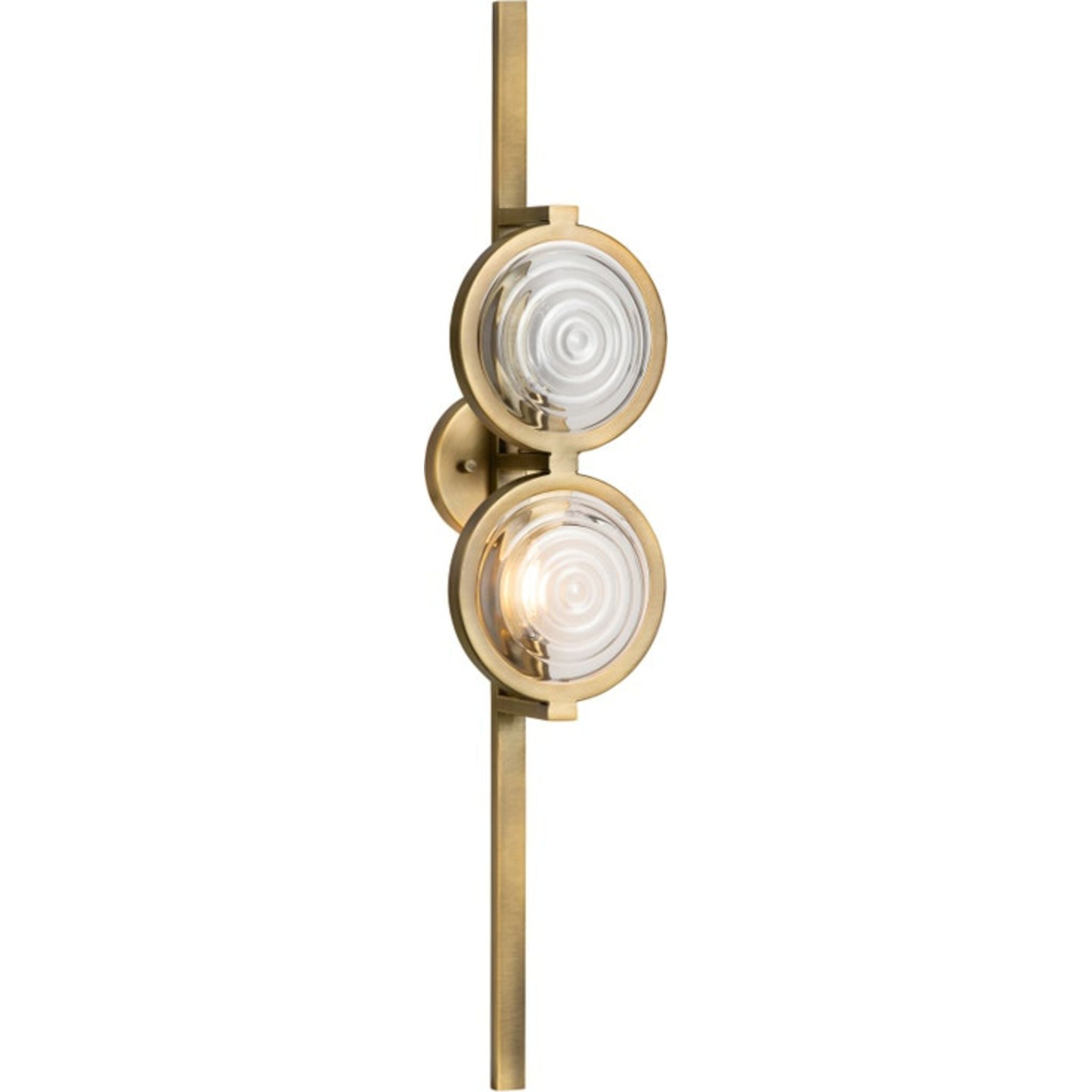 Albany Wall Sconce Light Fixture - 10 x 34 Inches Modern Wall Lamp for Living Room, Bedroom, Hallway - Indoor Lighting with Soft Glow for Cozy Ambiance