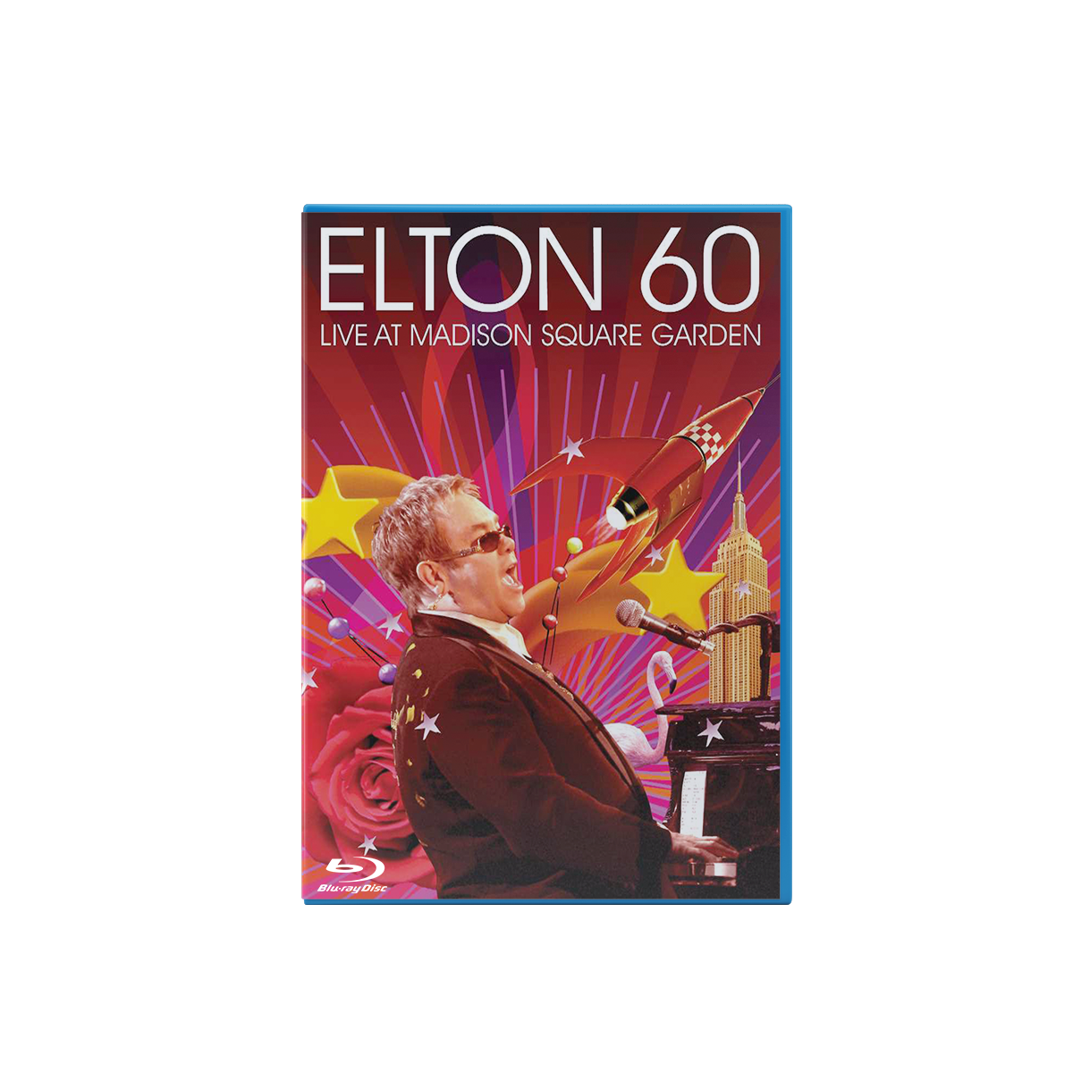 Elton John 60 Live at Madison Square Garden Blu-ray - Concert Film, HD Music Performance, Perfect for Home Theater & Music Lovers