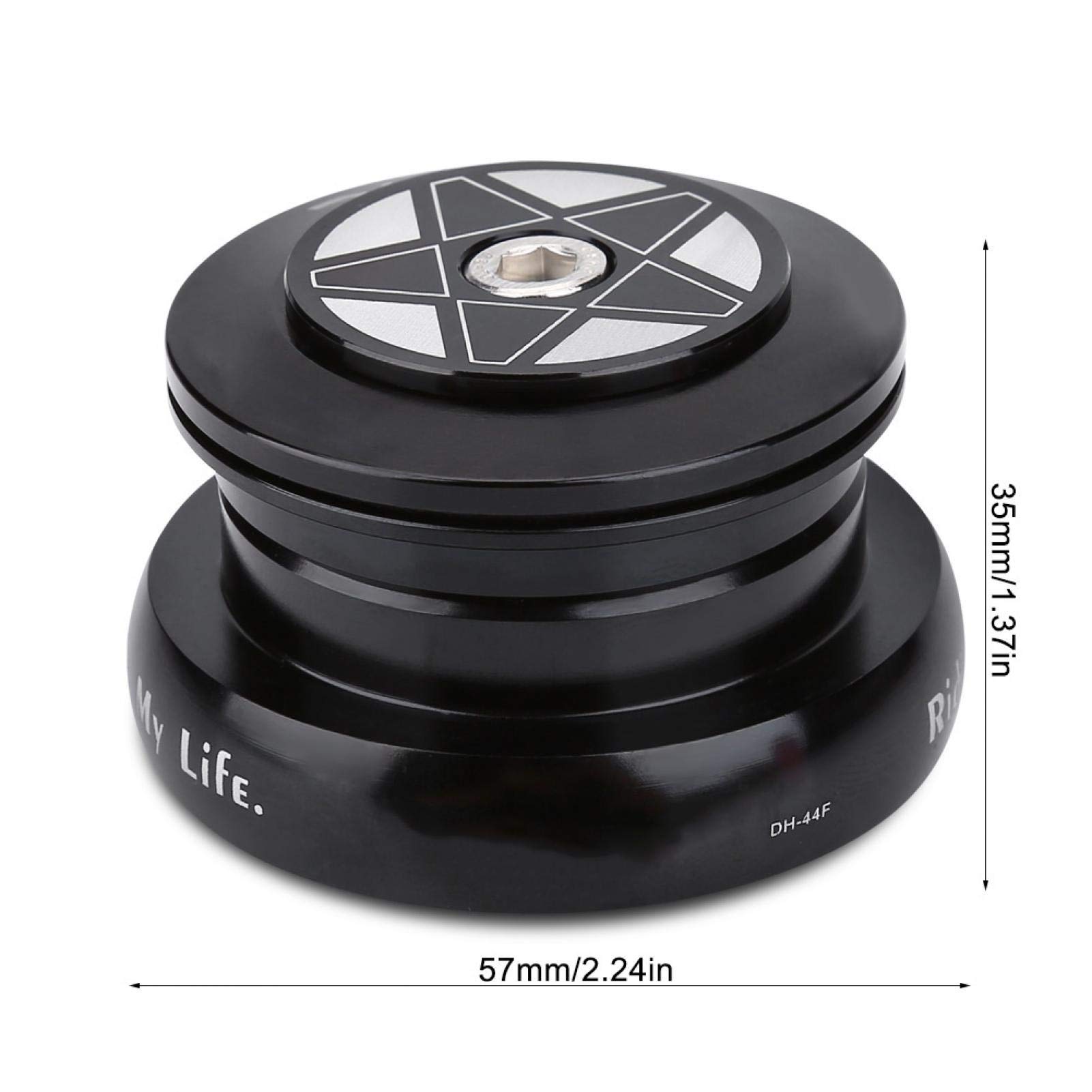 EVTSCAN Bike Headset - Aluminum Alloy External Bearing Headset for 44mm Straight Tube Frame Bicycles | Durable Cycling Accessory for Mountain Bikes, Road Bikes & BMX | Perfect for Upgrades & Repairs