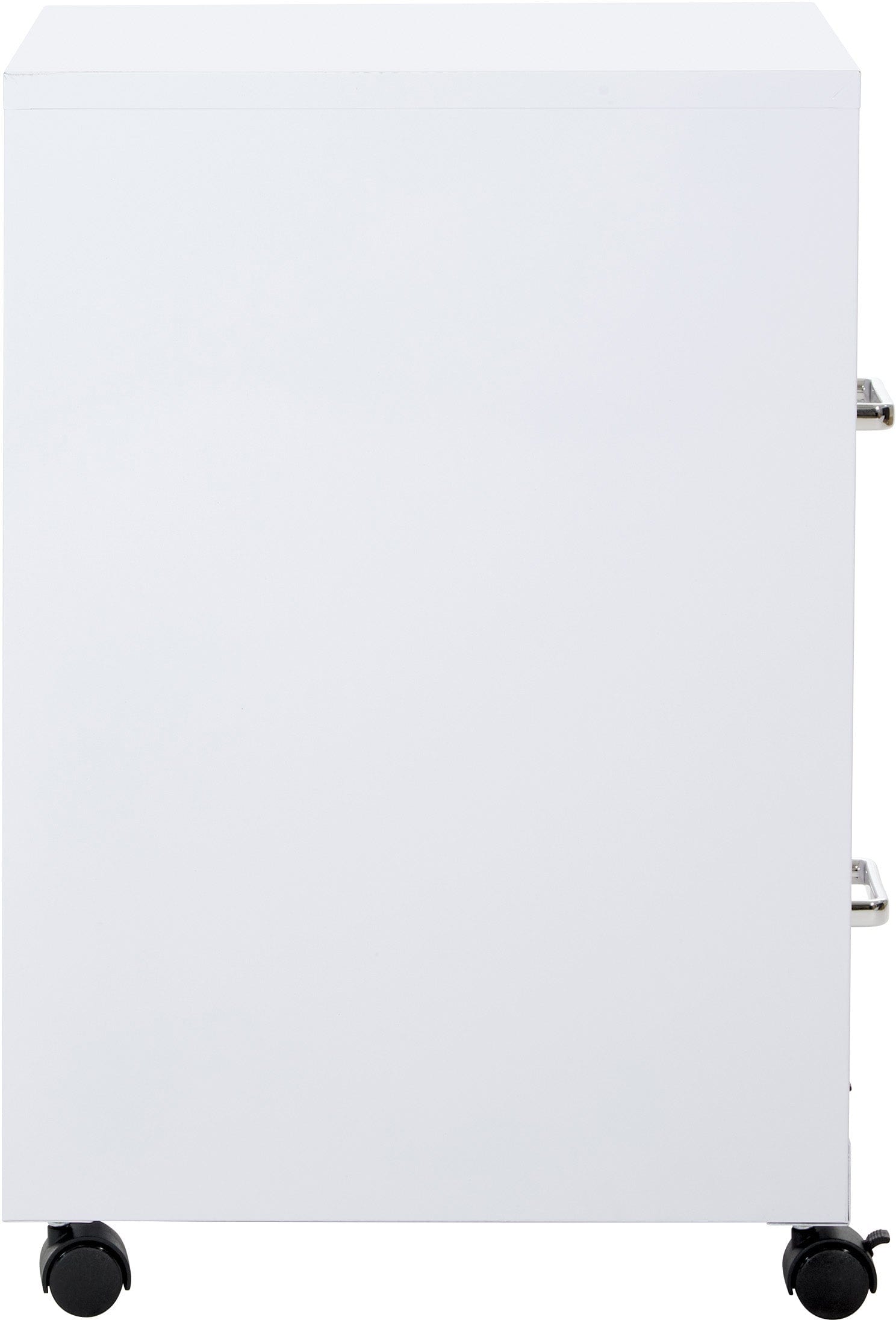 Office Star 2-Drawer Mobile Metal File Cabinet - Lockable Rolling Storage for Home & Office Organization [CF2DRM] - Perfect for Documents, Files, and Office Supplies Storage