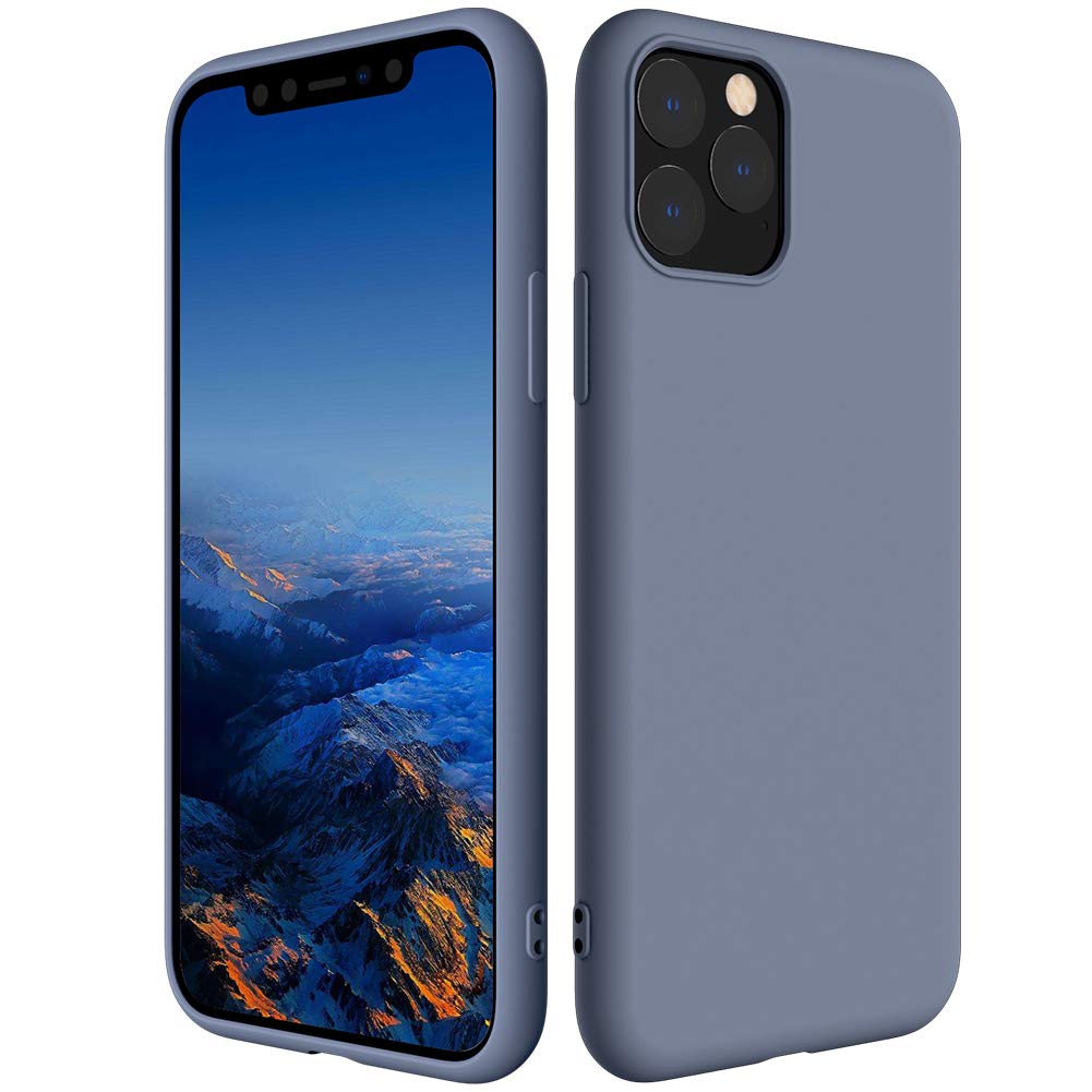 POLEET iPhone 12 Case & iPhone 12 Pro Case 6.1 inch (2020) - Ultra Thin Silicone Cover with Full Body Protection, Shockproof Liquid Rubber Phone Case for Women & Men | Perfect for Daily Use, Work & Outdoor Activities