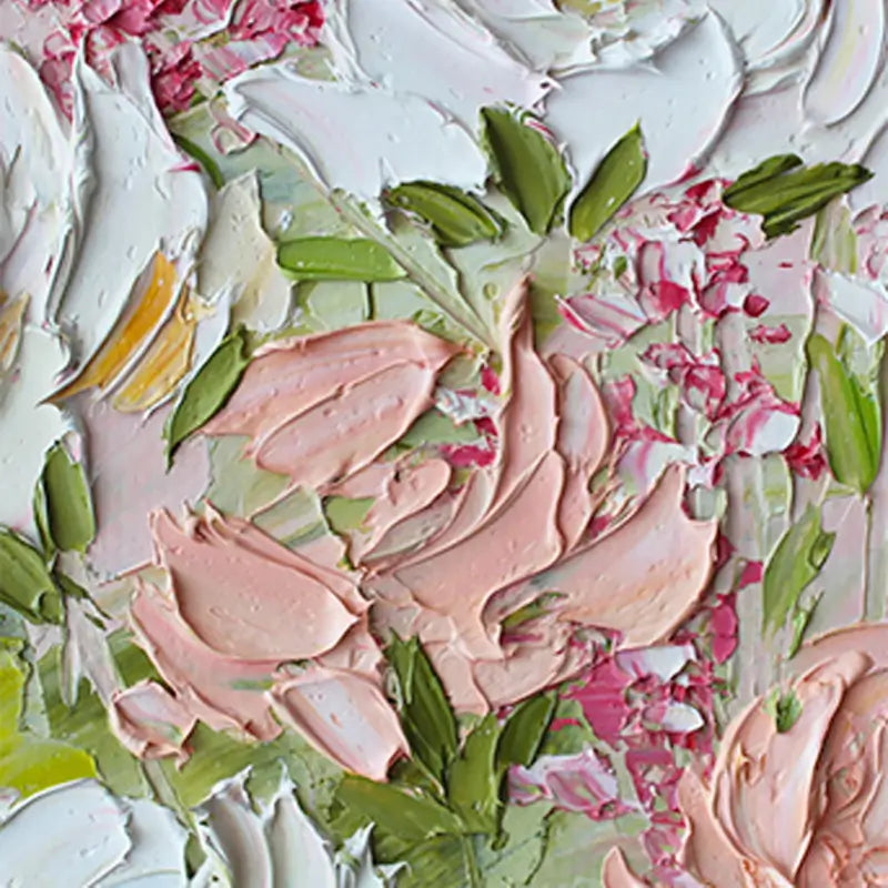 Beautiful Flower and Tree Painting #FT025 - Perfect for Home Decor, Living Room Wall Art, and Office Interior Design