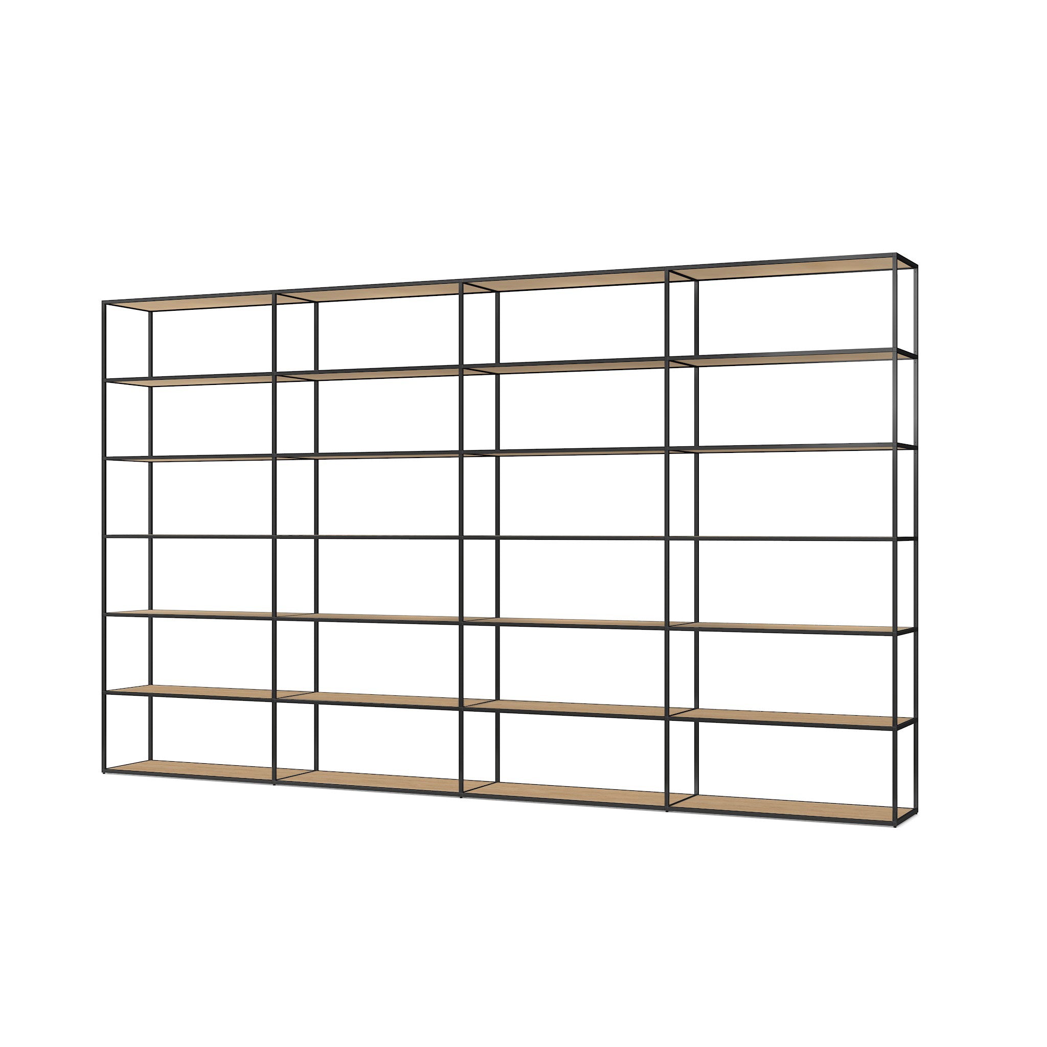 LIUM Decorative Shelving Unit XL 4x6 - Modern Wood Wall Shelf for Living Room, Bedroom & Office Storage - Perfect for Displaying Books, Plants & Home Decor