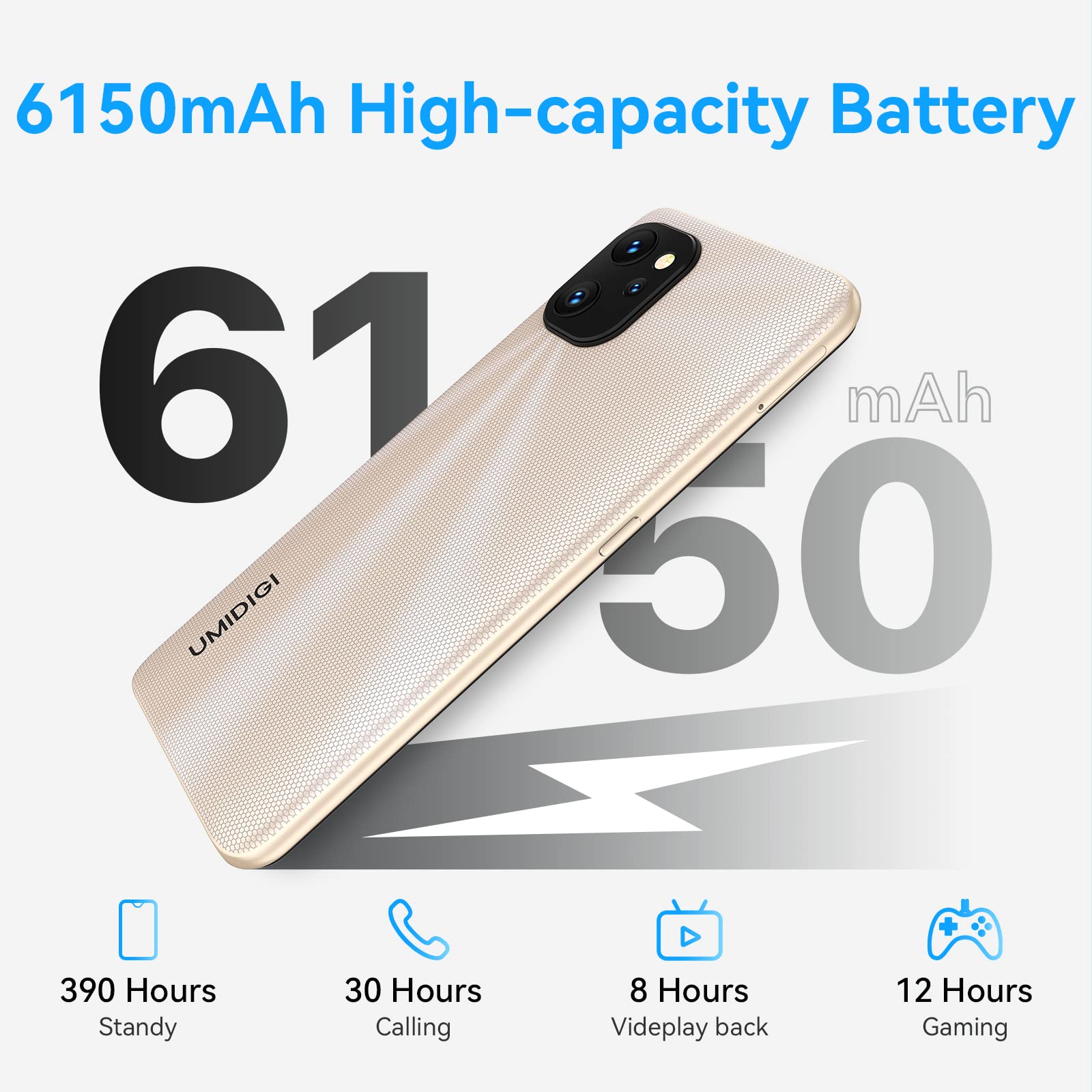 UMIDIGI Power 7 Unlocked Smartphone - 6.7
