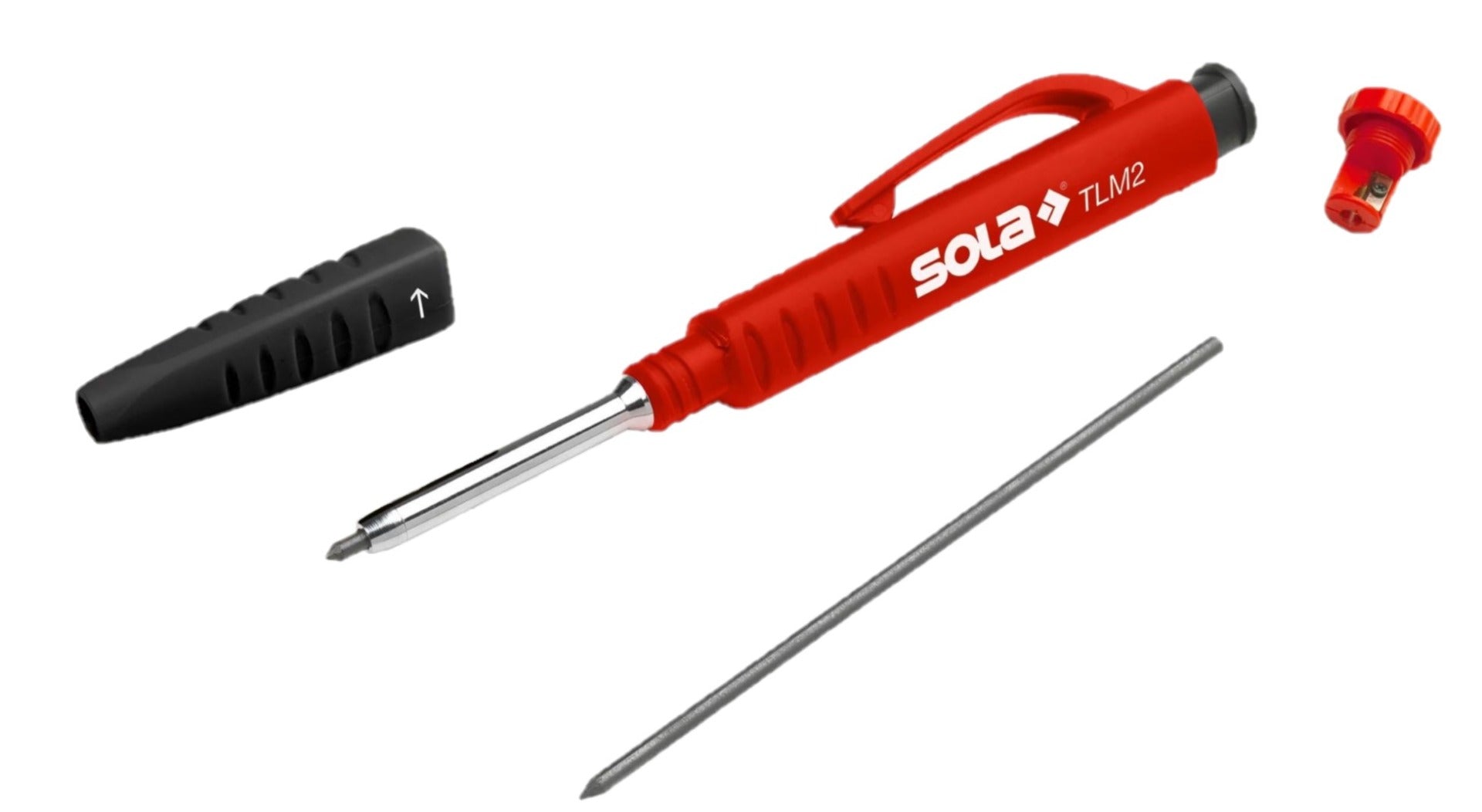 SOLA TLM2 Deep Hole Marker and Mechanical Pencil - Precision Measuring Tool for Engineers, Surveyors & DIY Projects - Perfect for Construction, Woodworking & Metalworking