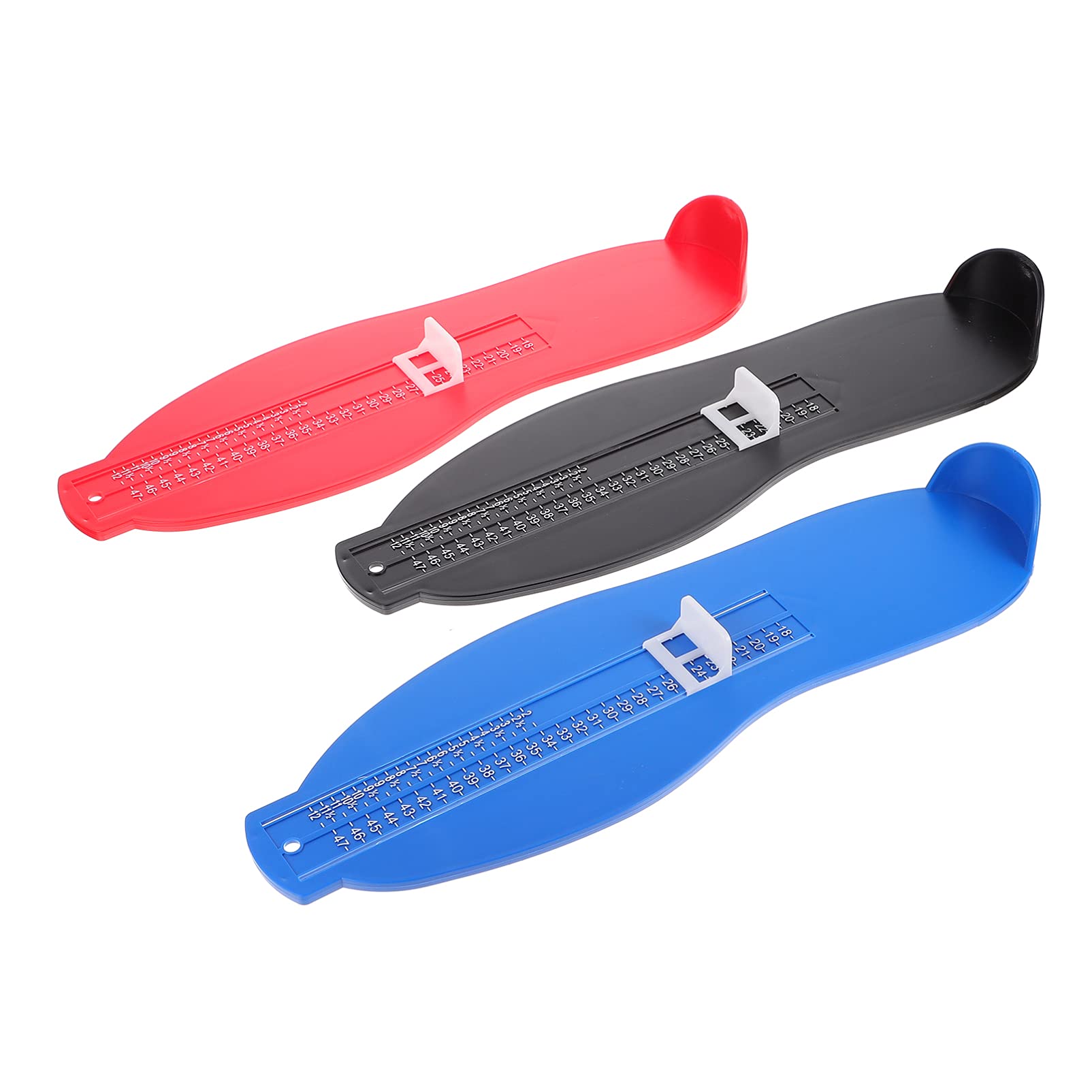 3PCS Foot Measurement Device for Adults - UK Shoe Size Measuring Ruler for Men & Women | Perfect for Online Shopping, Shoe Fitting at Home, and Podiatry Use