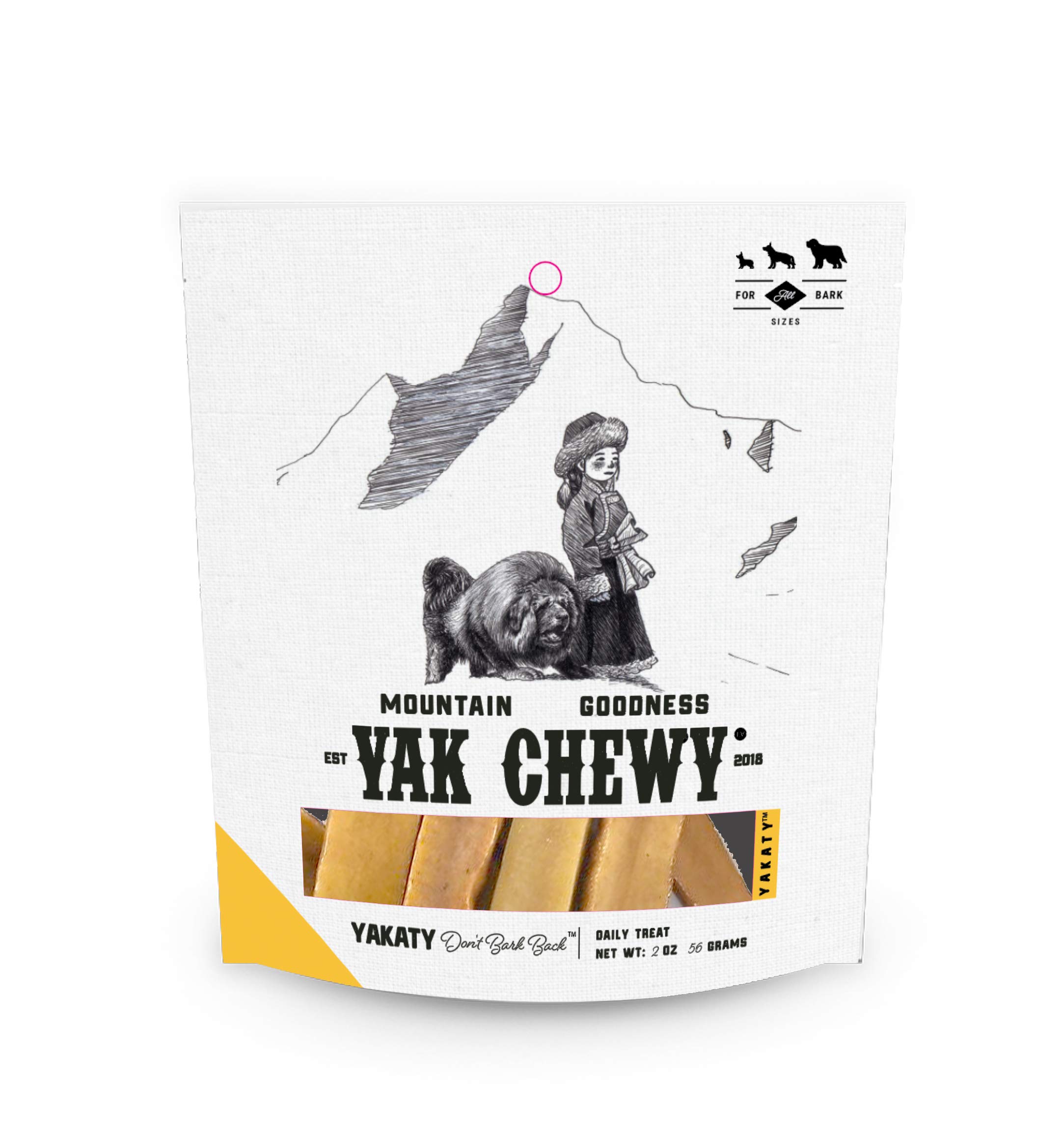 Natural Himalayan Yak Cheese Dog Chews - 2oz Travel Size, Healthy & Long-Lasting Treat for Small & Medium Dogs - Perfect for Training, Teething & Outdoor Adventures